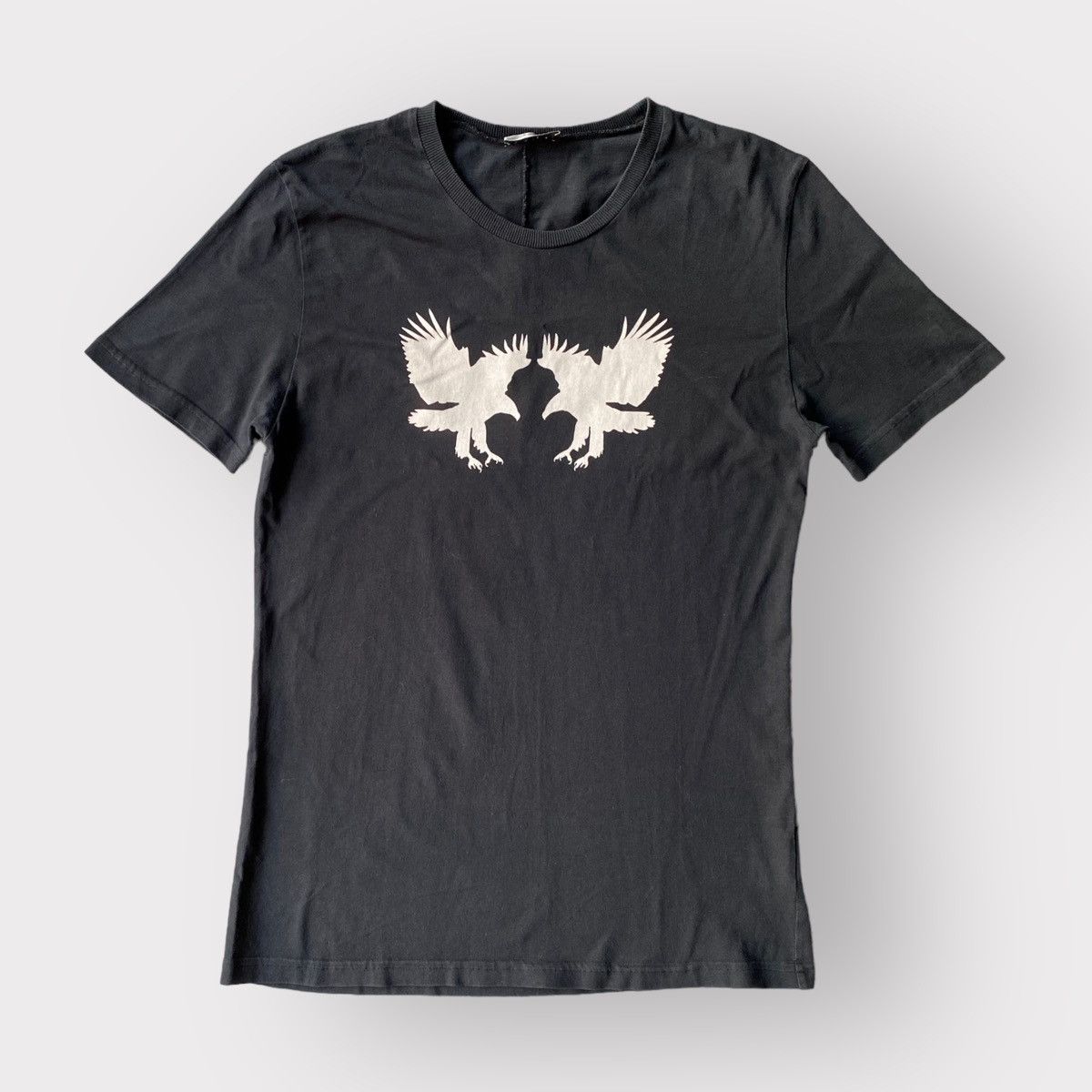 05SS Dior Homme エディ期総柄 イーグル刺繍Tシャツ イタリア製 Dior × Hedi Slimane SS05 Eagle T Shirt | Grailed
