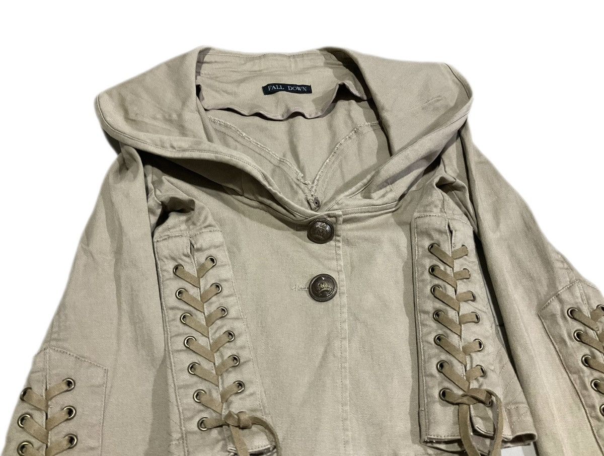 Hysteric Glamour × If Six Was Nine × Japanese Brand 🔥Sick Y2K Japanese Laces Up Bondage Jacket Hysteric Style Size L / US 10 / IT 46 - 3 Thumbnail