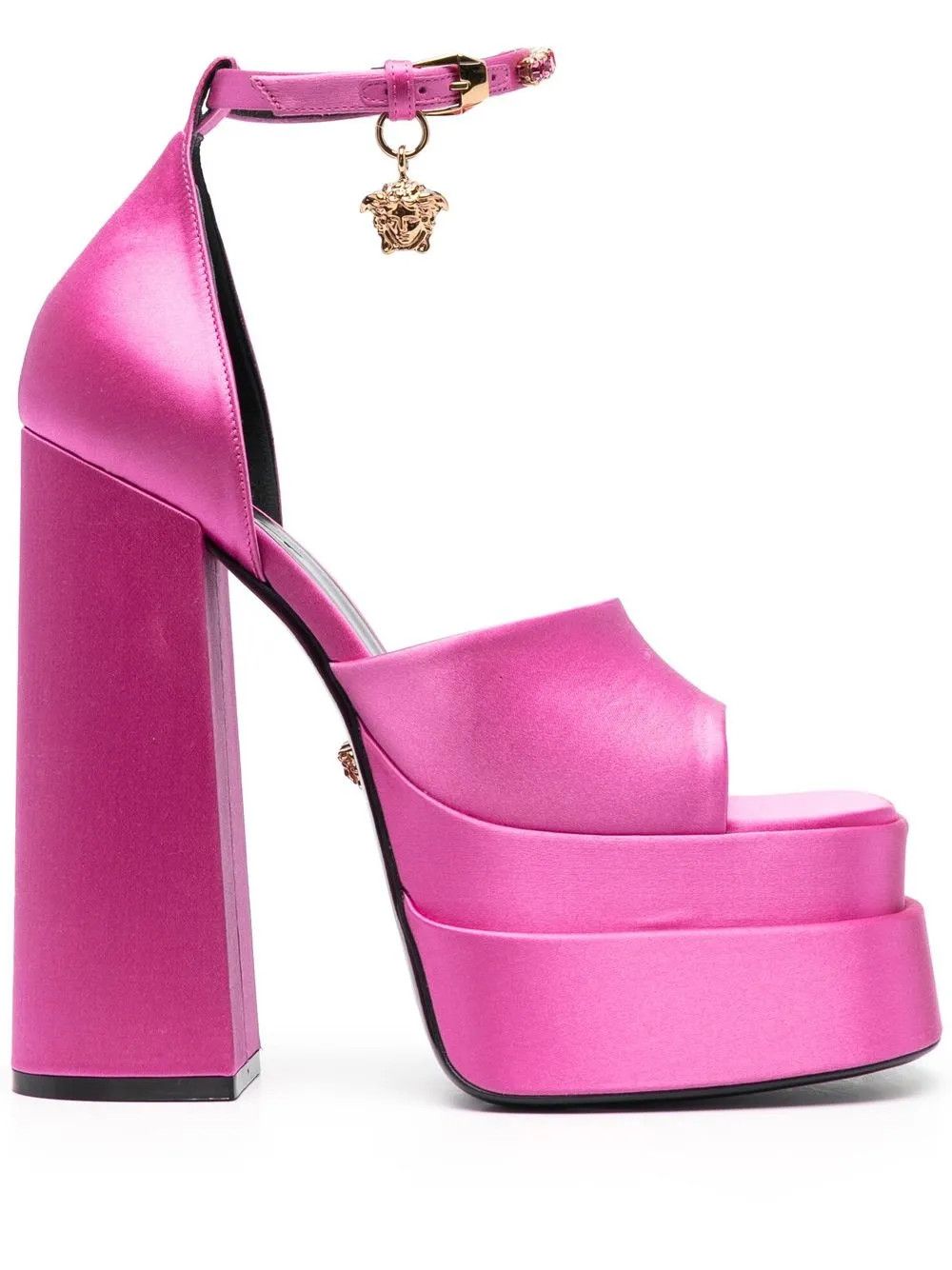 Versace o1y0226 Ankle Strap Sandals in Pink Size US 7 / IT 37 - 1 Thumbnail