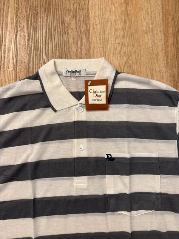 Christian Dior Monsieur Christian Dior Paris Monsieur XL 70s new polo Vintage Size US XL / EU 56 / 4 - 4 Thumbnail