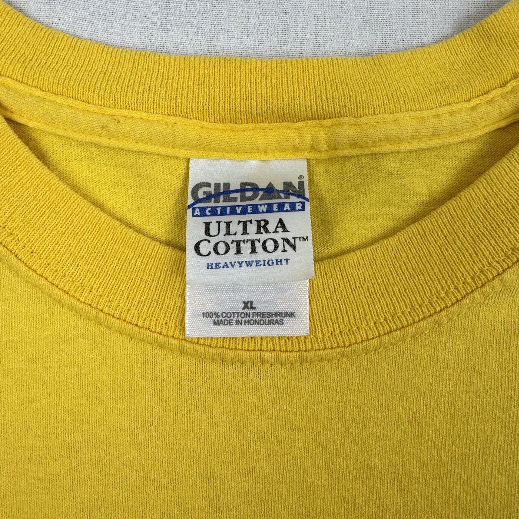 Gildan VINTAGE Gildan T-Shirt Men XL Yellow Energy Drink Promo Grunge Y2K 2000s Size US XL / EU 56 / 4 - 5 Thumbnail