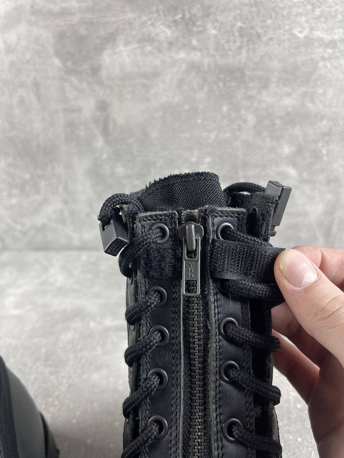 Genuine Leather KIMMI by DINOS Italy Leather & Cordura Tactical Combat Boots Size US 8 / IT 38 - 7 Thumbnail