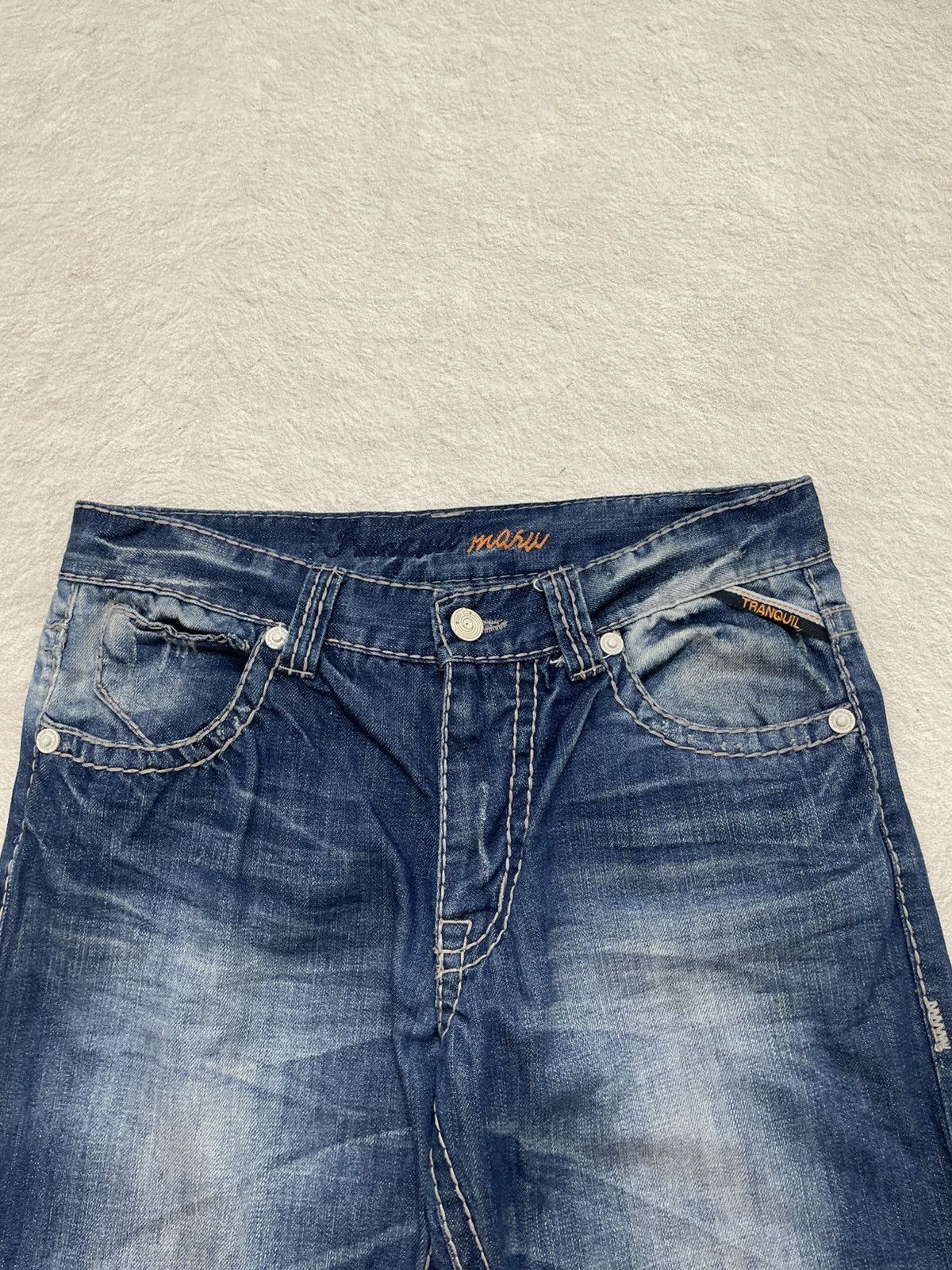 Hysteric Glamour 2000s Maru Fading Denim Washed Acne Ifsix LGB Japan Number Size US 32 / EU 48 - 4 Thumbnail
