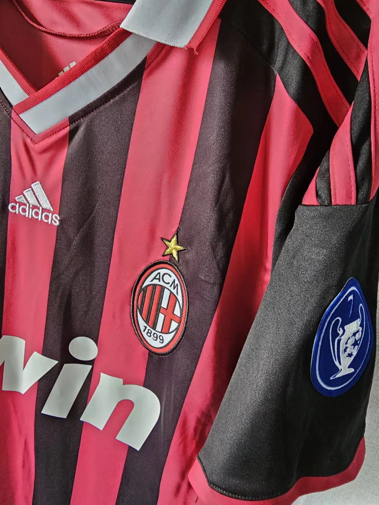 Other 08 09 AC Milan #23 David Beckham Jersey Home Size US L / EU 52-54 / 3 - 3 Thumbnail