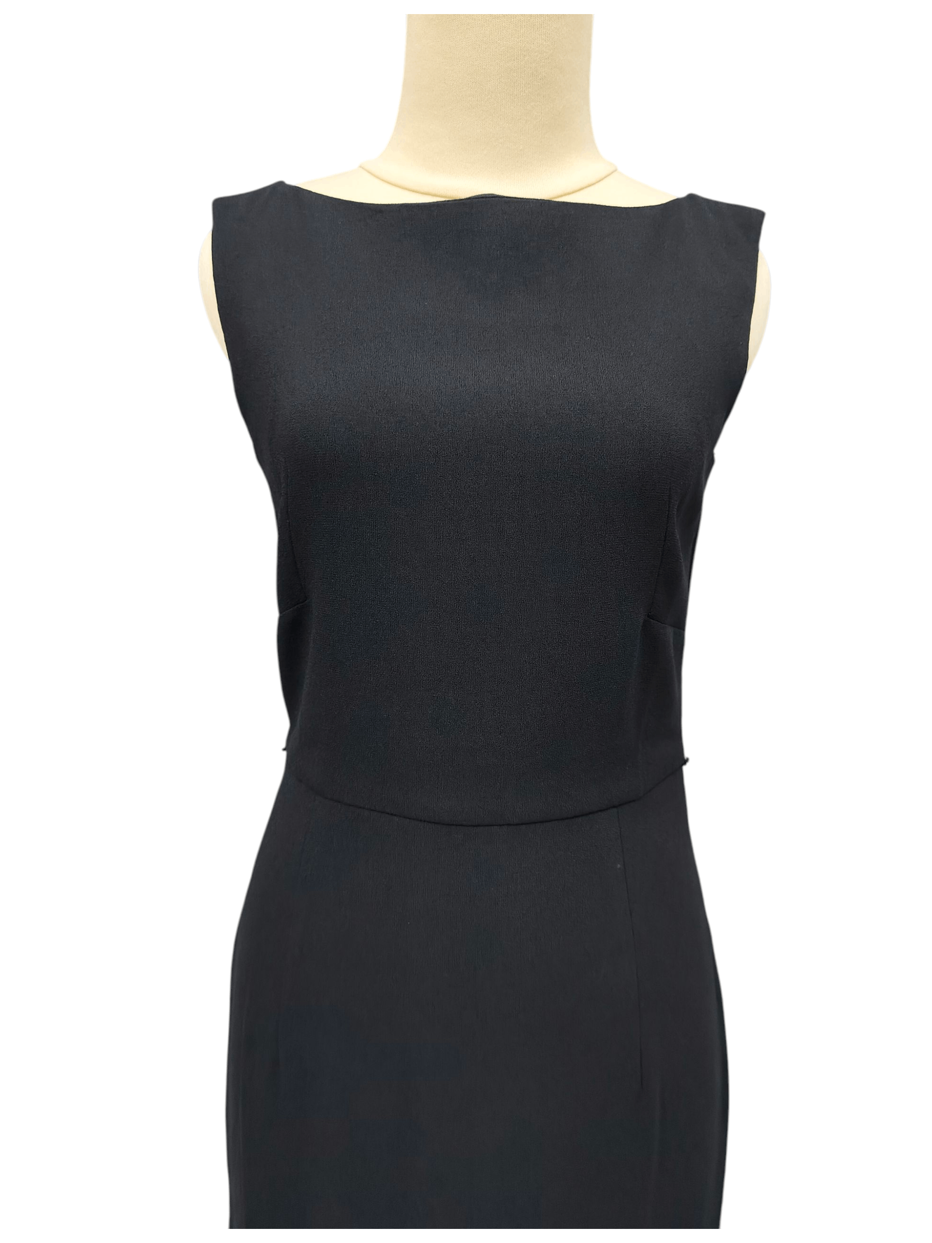 Issey Miyake 90s Kumikyoku by Issey Co Rayon Sleevelese Sheath Dress Size M / US 6-8 / IT 42-44 - 2 Thumbnail
