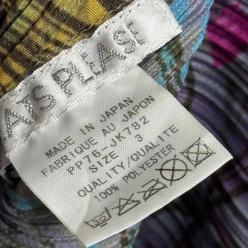 Issey Miyake Issey Miyake size:3 Flower graffiti pleated long jacket Size S / US 4 / IT 40 - 3 Thumbnail