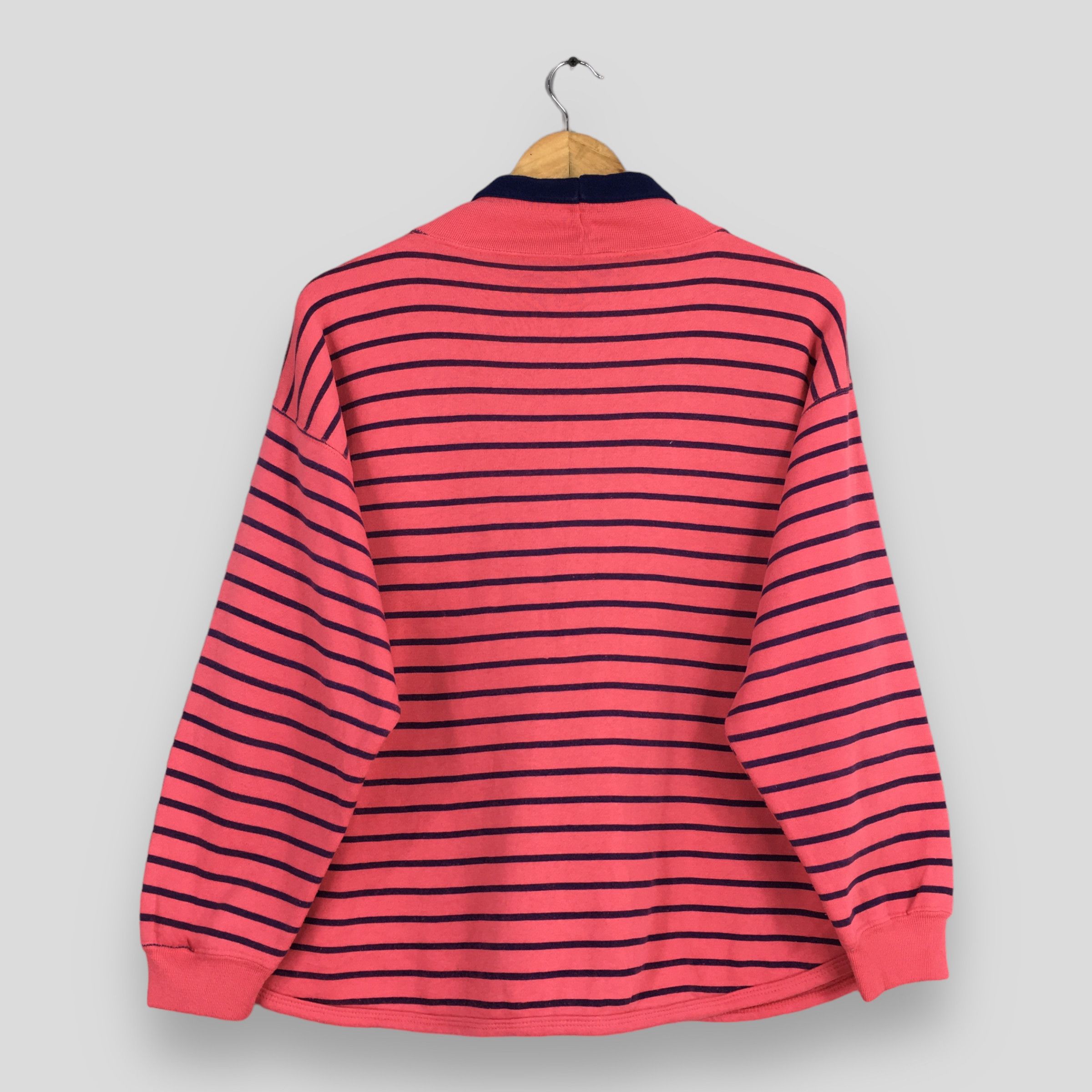 Vintage Vintage Warner Music Group Stripes Sweatshirt Large Size L / US 10 / IT 46 - 6 Thumbnail