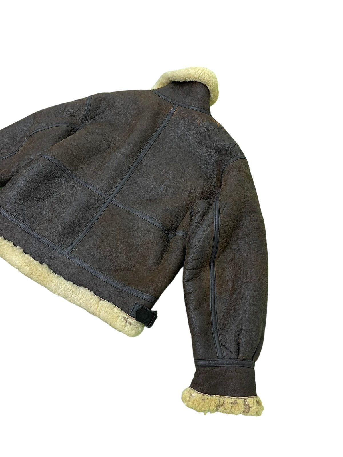 Leather Vtg Type B3 Shearling Beauty Sheepskin Jacket USAF Size US L / EU 52-54 / 3 - 17 Thumbnail