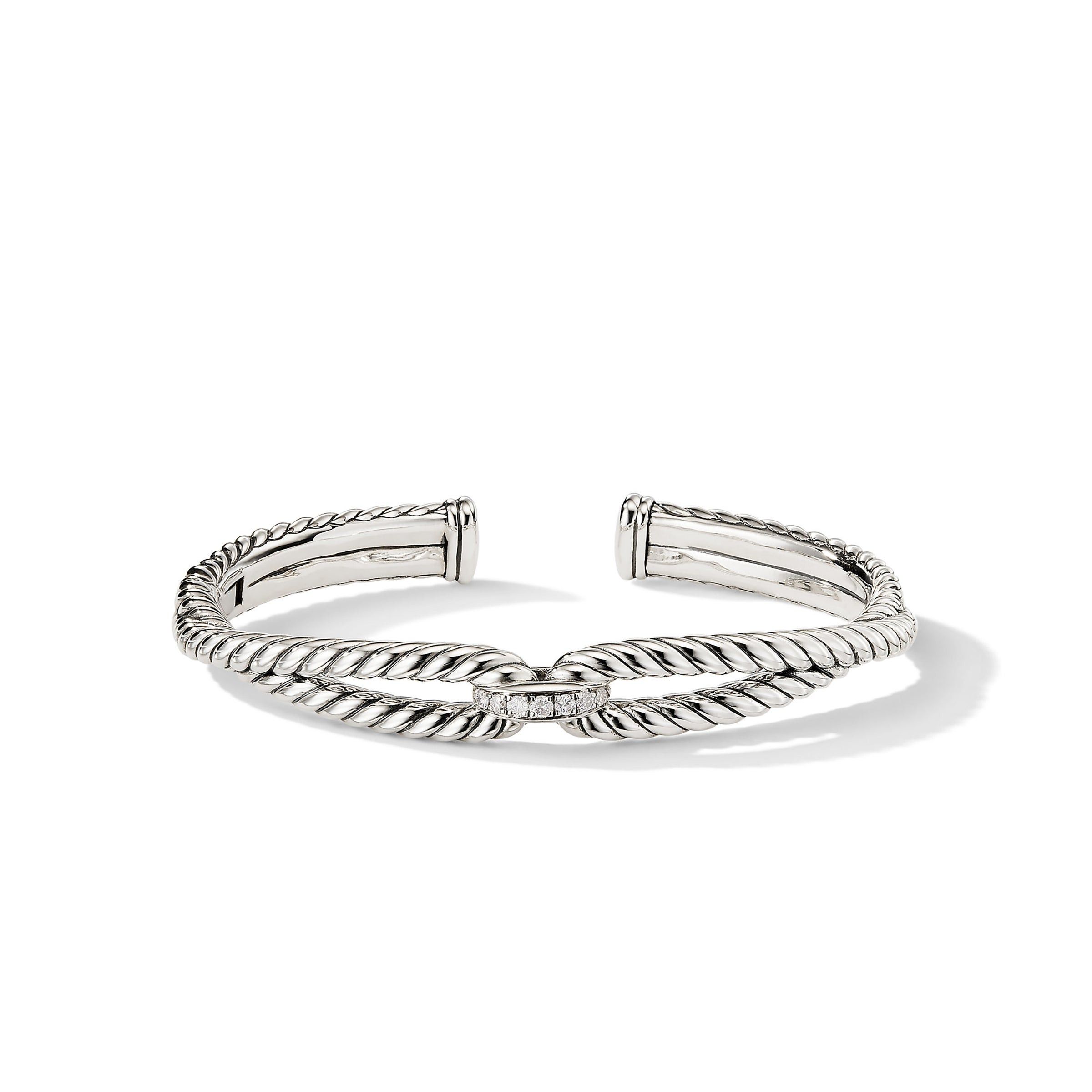 David Yurman o1w1db10526 B14038D Size:S/Bracelet in Sterling Silver Size ONE SIZE - 1 Thumbnail