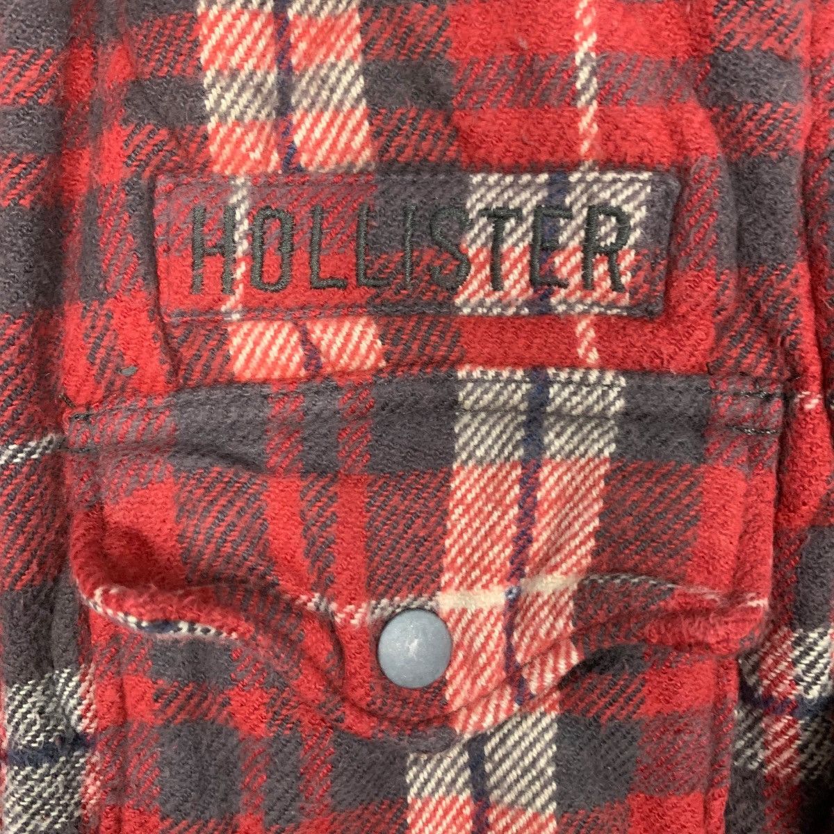 Hollister HOLLISTER CARLSBAD Red Plaid Warm Flannel Jacket #2716-C122 Size US M / EU 48-50 / 2 - 5 Thumbnail