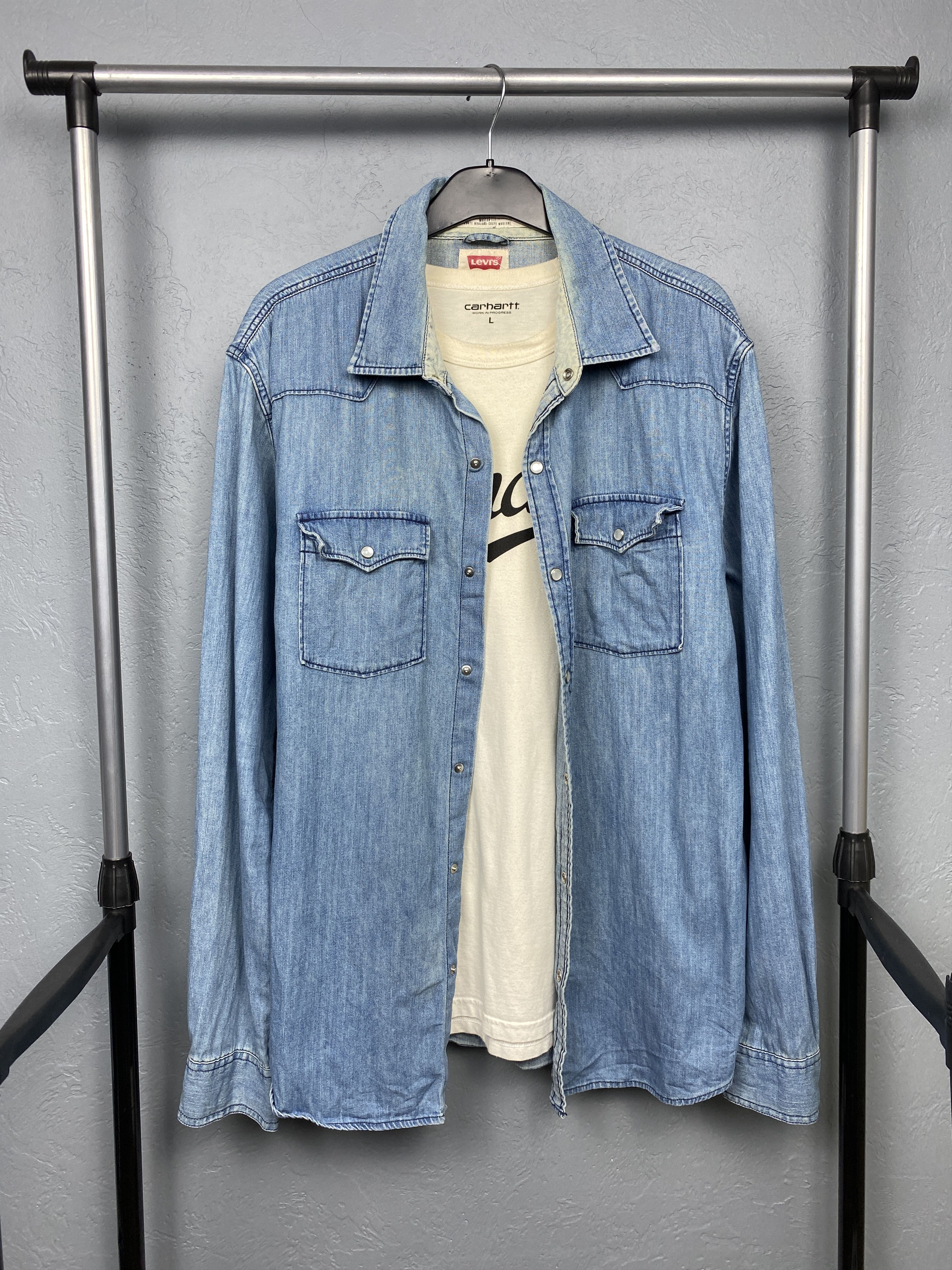 Levi's Levi's Vintage Mens Jeans Denim Shirt Size US XL / EU 56 / 4 - 1 Thumbnail