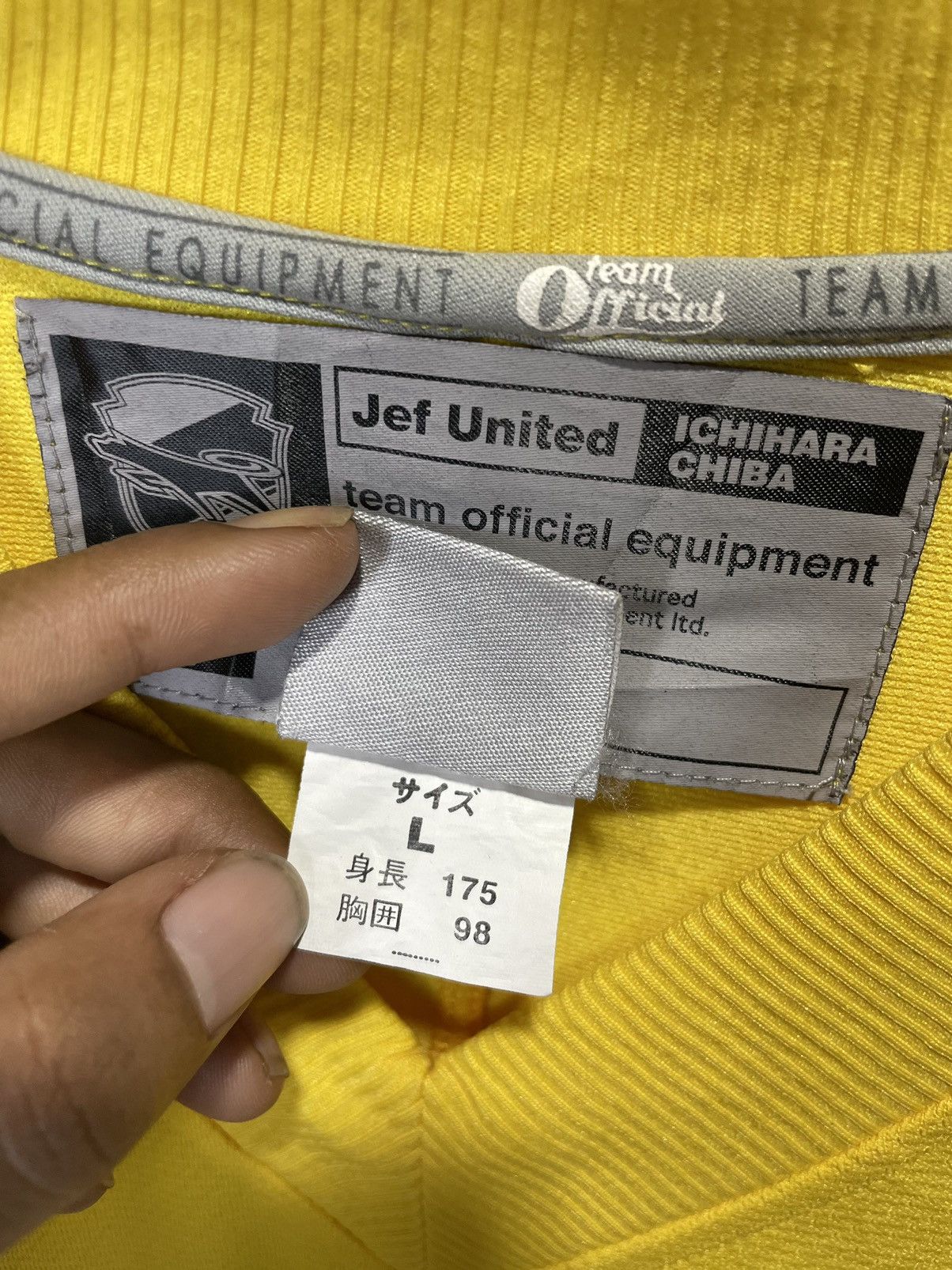 MLB Jef United ichihara chiba team Official Hockey Jersey L Size US L / EU 52-54 / 3 - 5 Thumbnail