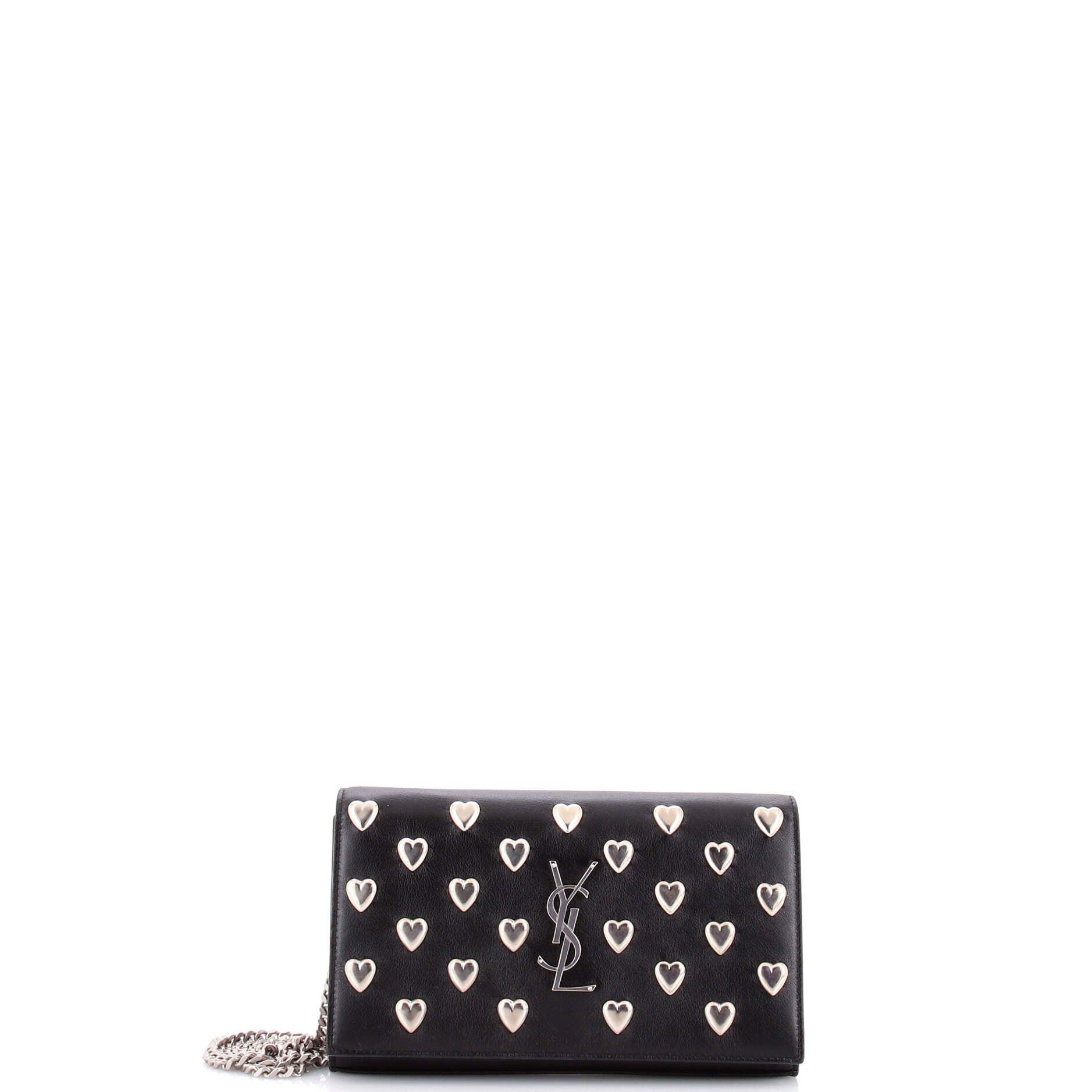Saint Laurent Paris Classic Monogram Wallet on Chain Size ONE SIZE - 1 Thumbnail