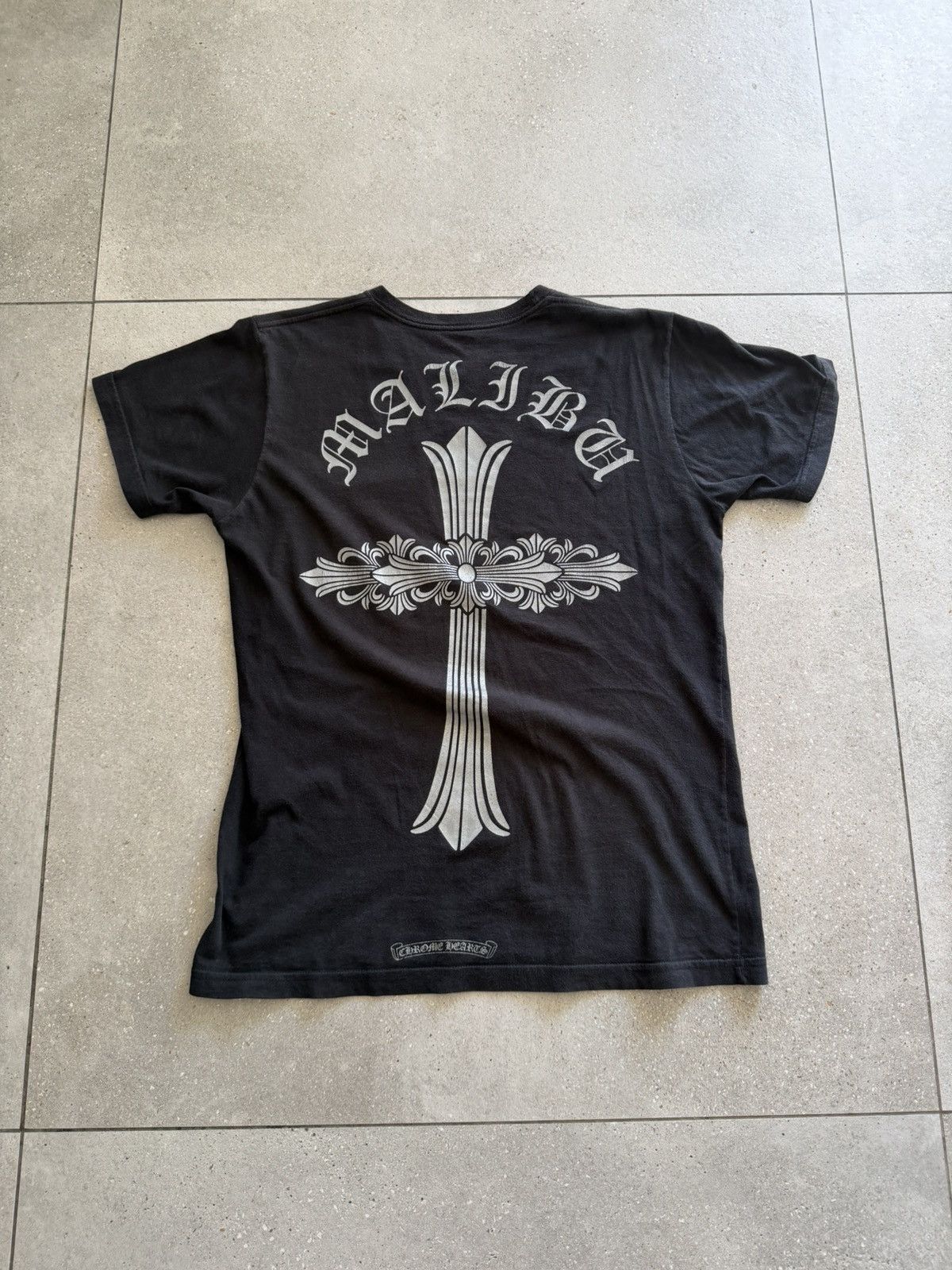 Chrome Hearts Thrashed Chrome Hearts Malibu T-Shirt | Grailed