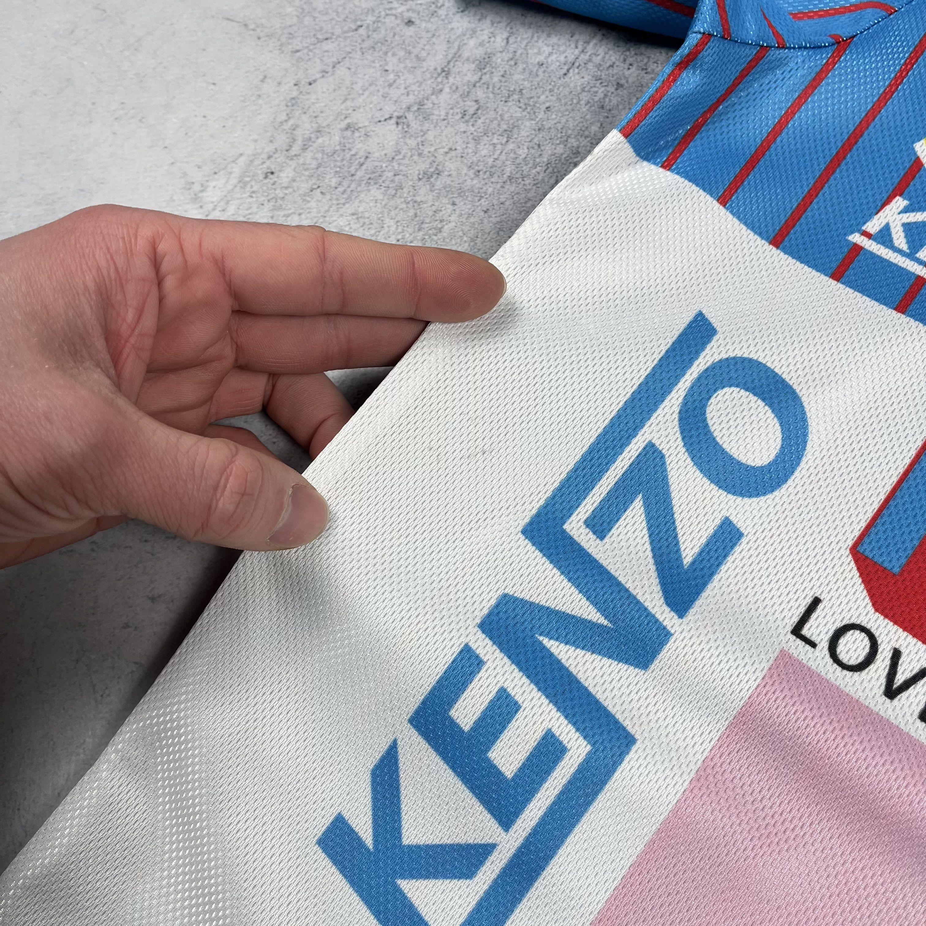 Kenzo Kenzo Stripped “Love Will Make A Better You” Jersey Shirt Size US S / EU 44-46 / 1 - 23 Thumbnail