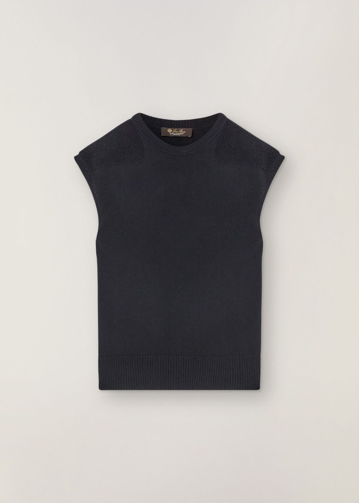 Loro Piana o1srvl11e0125 Wetherlam Top in Navy Blue Size S / US 4 / IT 40 - 1 Thumbnail