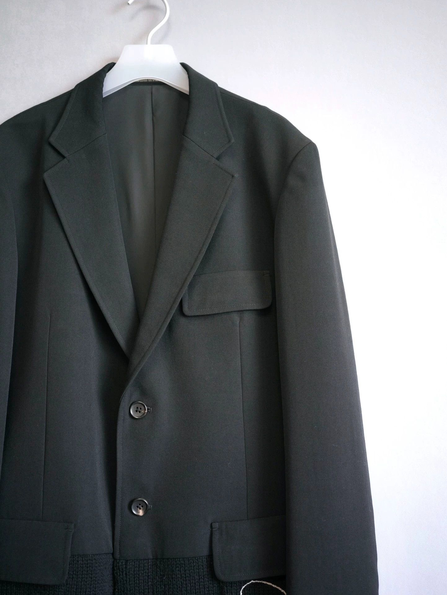 Yohji Yamamoto Yohji Yamamoto 07AW Hand-Embroidered Knit Jacket Cream Size US L / EU 52-54 / 3 - 3 Thumbnail