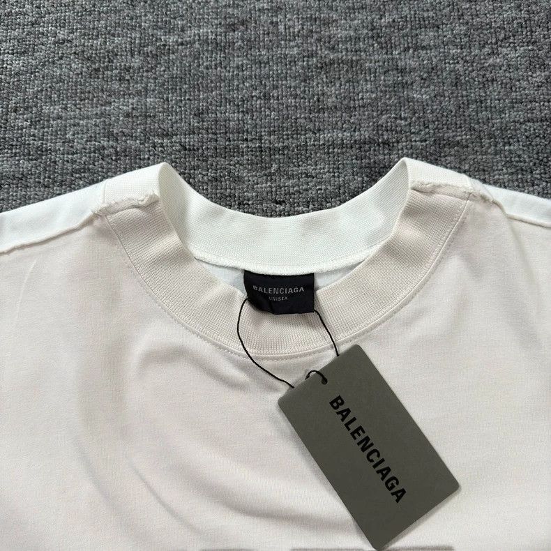 Balenciaga Balenciaga Patchwork fashion telephone short-sleeve Size US L / EU 52-54 / 3 - 2 Thumbnail