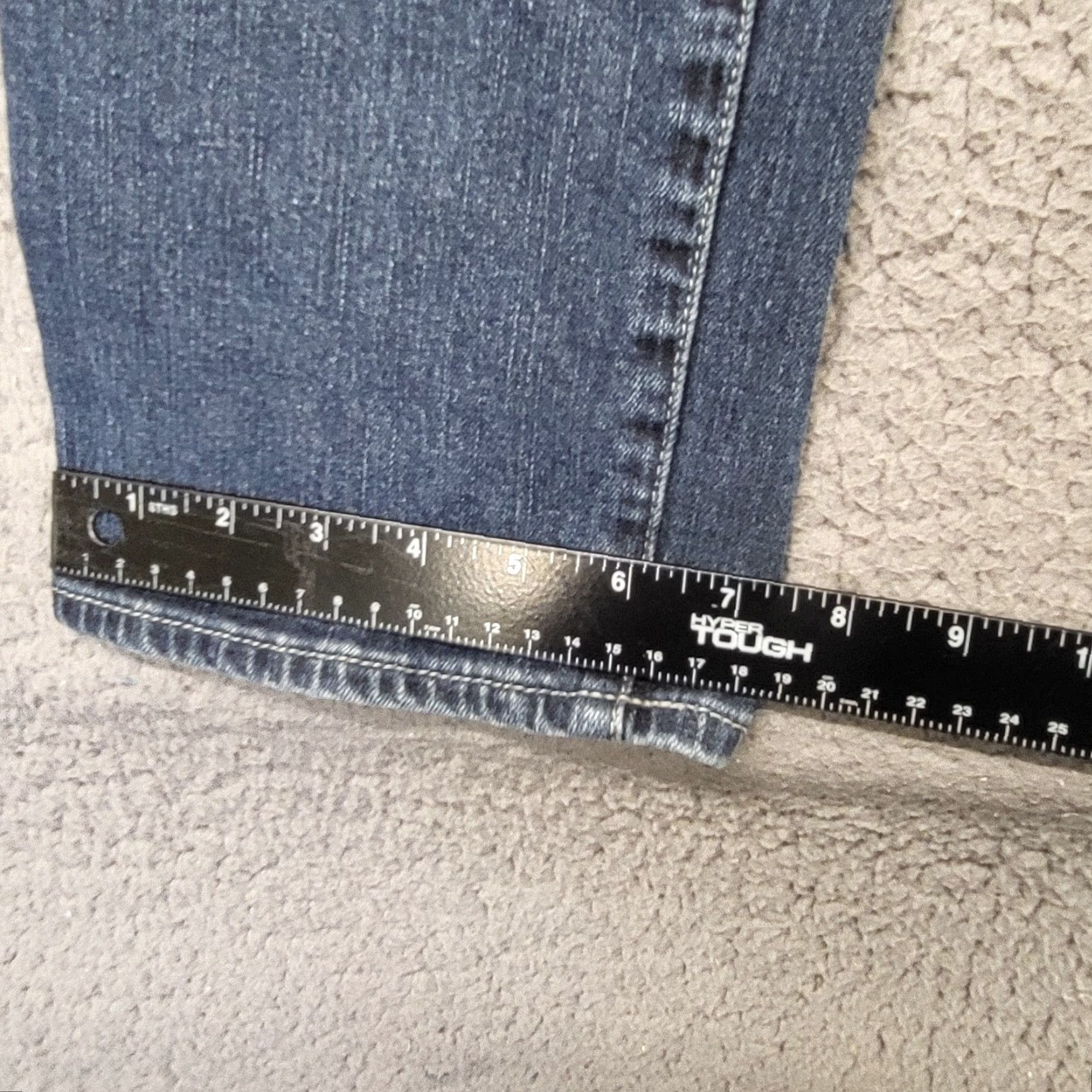 Vintage Maurices Alayna Skinny Jeans Womens 13/14 Regular Blue Denim 36x31 Belt Loops 5-Pocket Design Logo Zipper Button Size 34" / US 12 / IT 48 - 7 Thumbnail