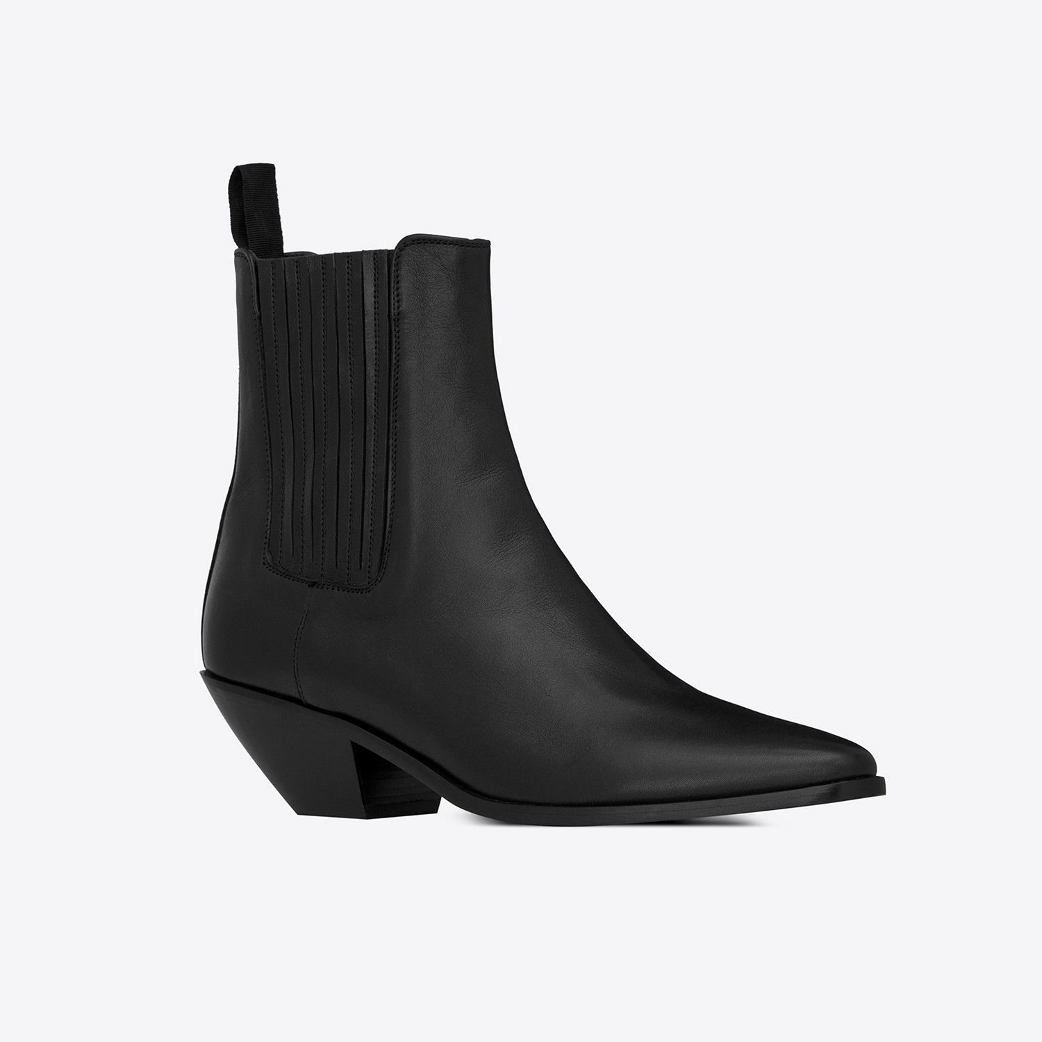 Saint Laurent Paris o1bcso1str1124 West Chelsea Boots in Black Size US 5 / IT 35 - 2 Thumbnail