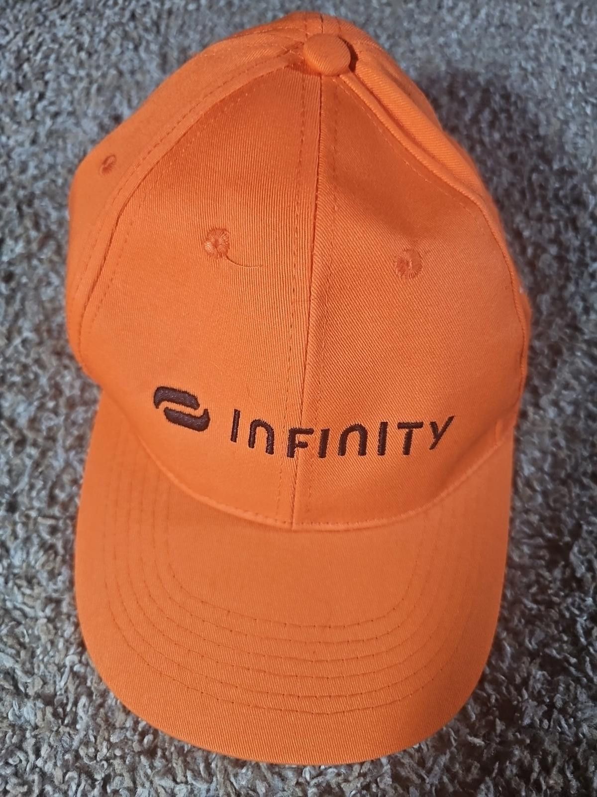 Infinite Archives Infinity Orange Adjustable Cap Hat Size ONE SIZE - 1 Thumbnail