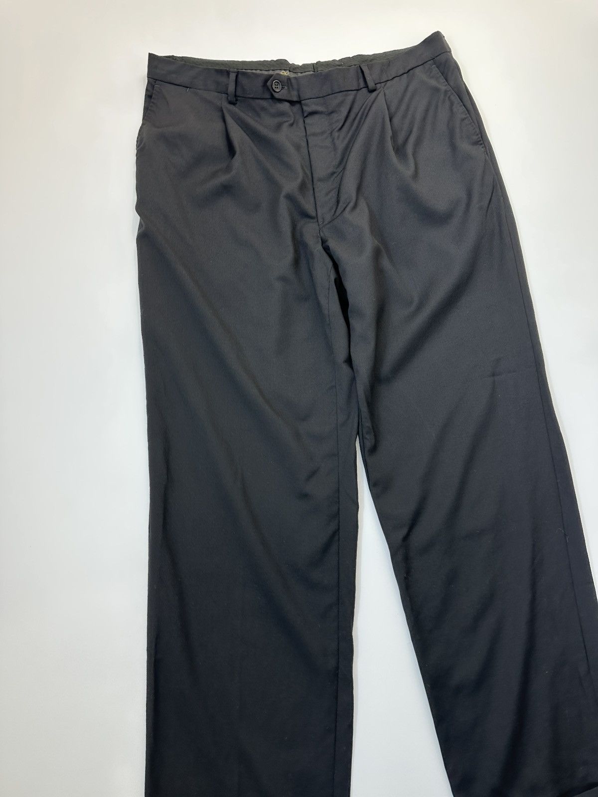 Valentino Vintage Valentino Casual Wool Pants Men's Black Size US 35 - 6 Thumbnail