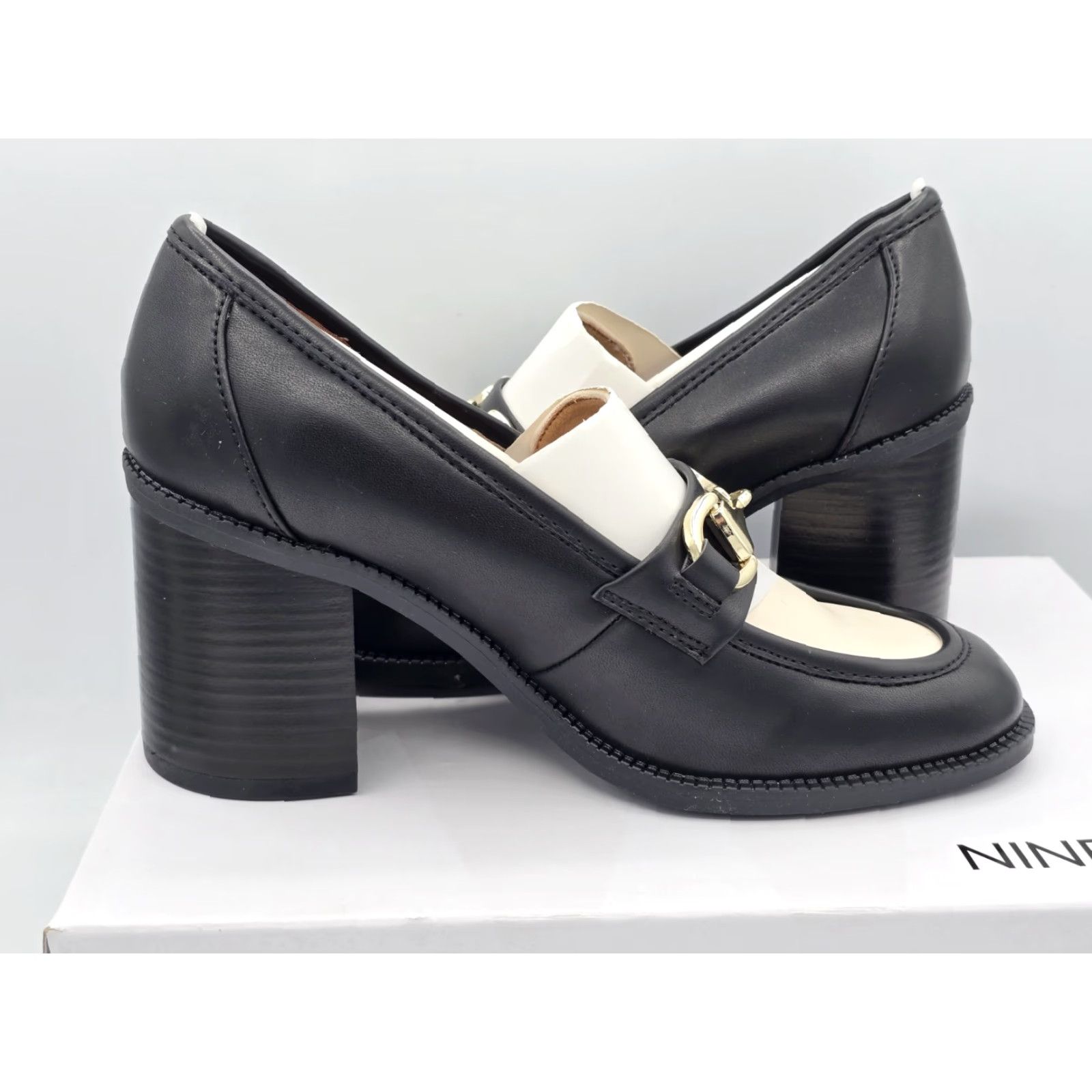 Nine West Nine West Pumps Women's Koolo 3 Block Heel Pump Black Size 5.5 M Shoes Womens Heel Pump Black 5.5 M Size US 7 / IT 37 - 6 Thumbnail