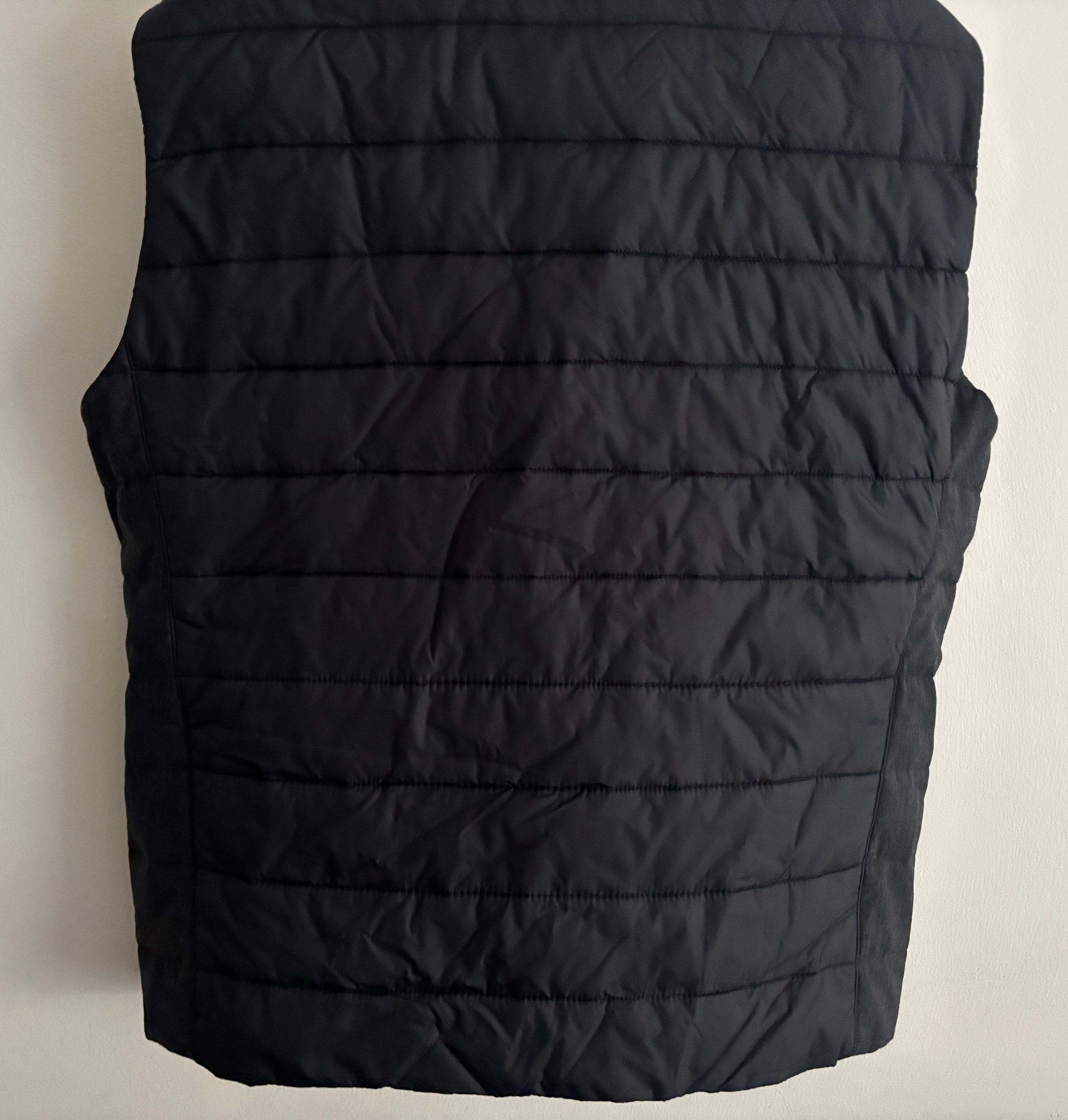 Saks Fifth Avenue $335 Quilted Zip Grey Wool Nylon Vest - 42/ Large-XL Size US L / EU 52-54 / 3 - 7 Thumbnail