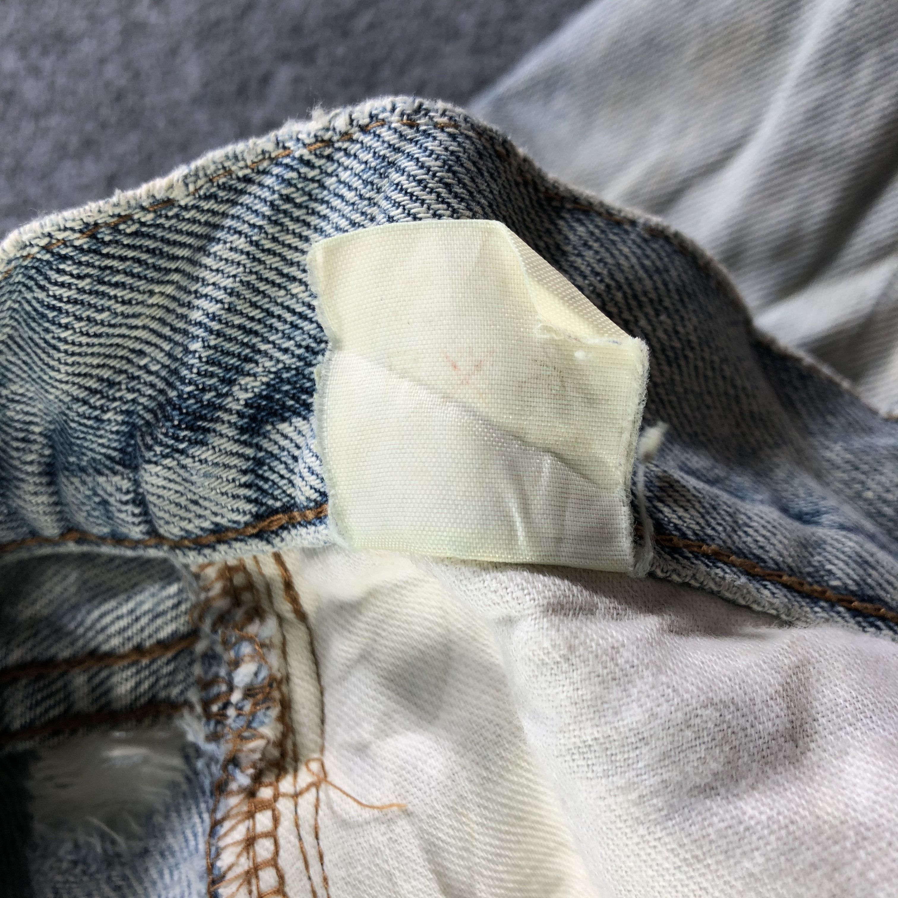 Pazzo Vintage Distress Light Wash Pazzo Jeans-J4018 Size US 33 - 11 Thumbnail