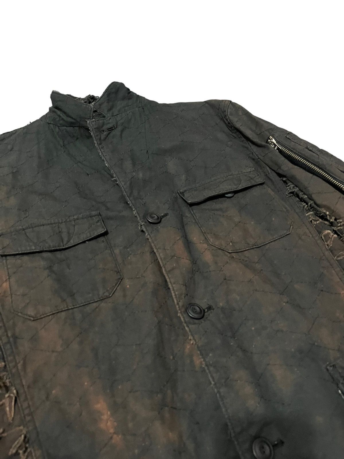 Japanese Brand × PPFM A Vintage Distressed Scab Faded Smoke Faded Jacket Size US L / EU 52-54 / 3 - 16 Thumbnail