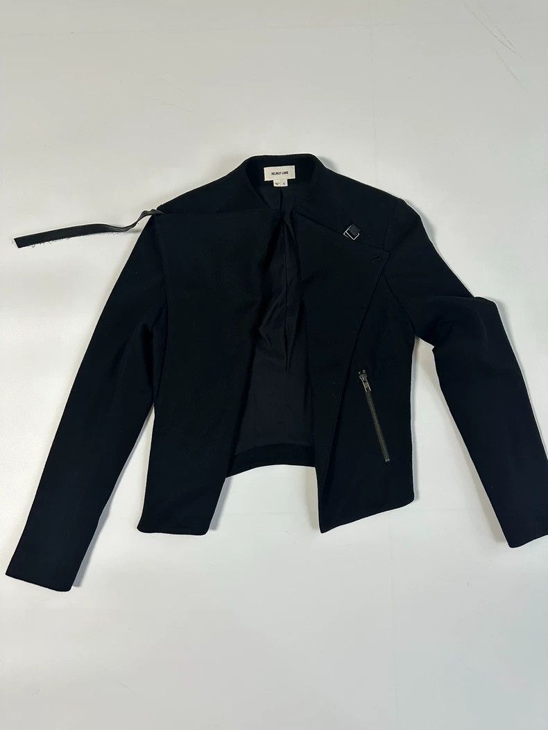 Helmut Lang HELMUT LANG A woolen cardigan with tassels Size S / US 4 / IT 40 - 1 Thumbnail
