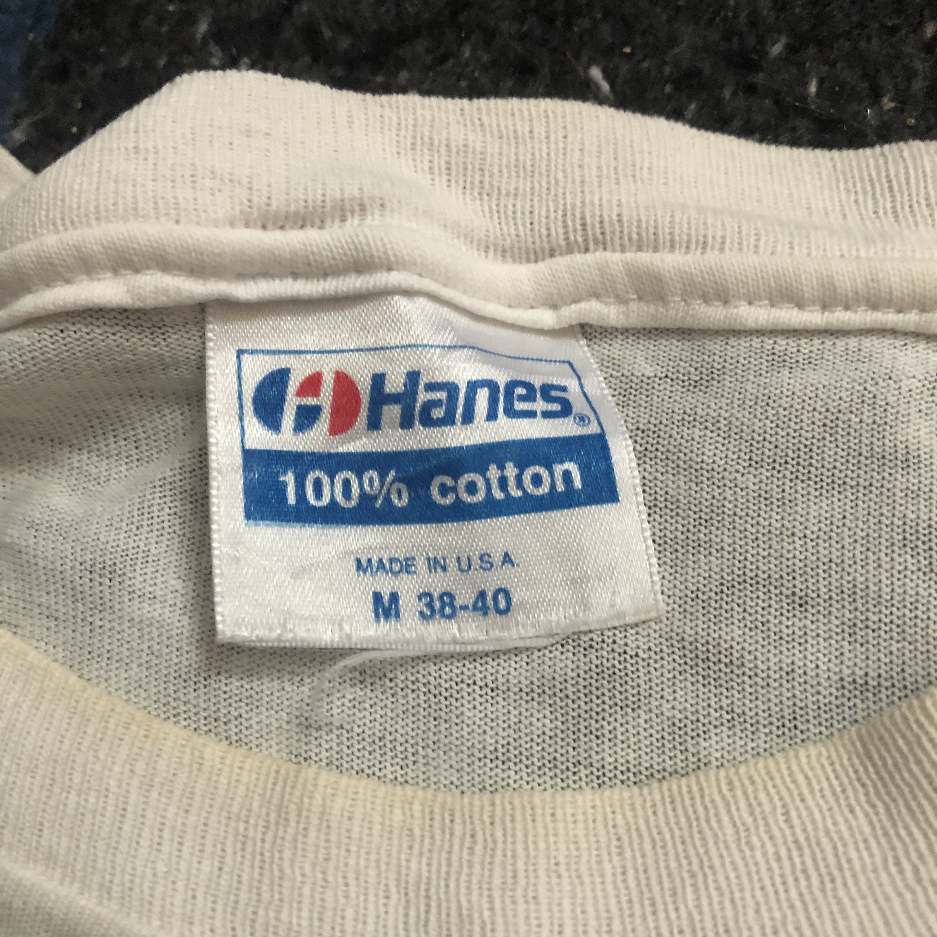 Hanes Vintage Distressed 80s Hanes No Smoking Marijuana shirt M Size US M / EU 48-50 / 2 - 3 Thumbnail