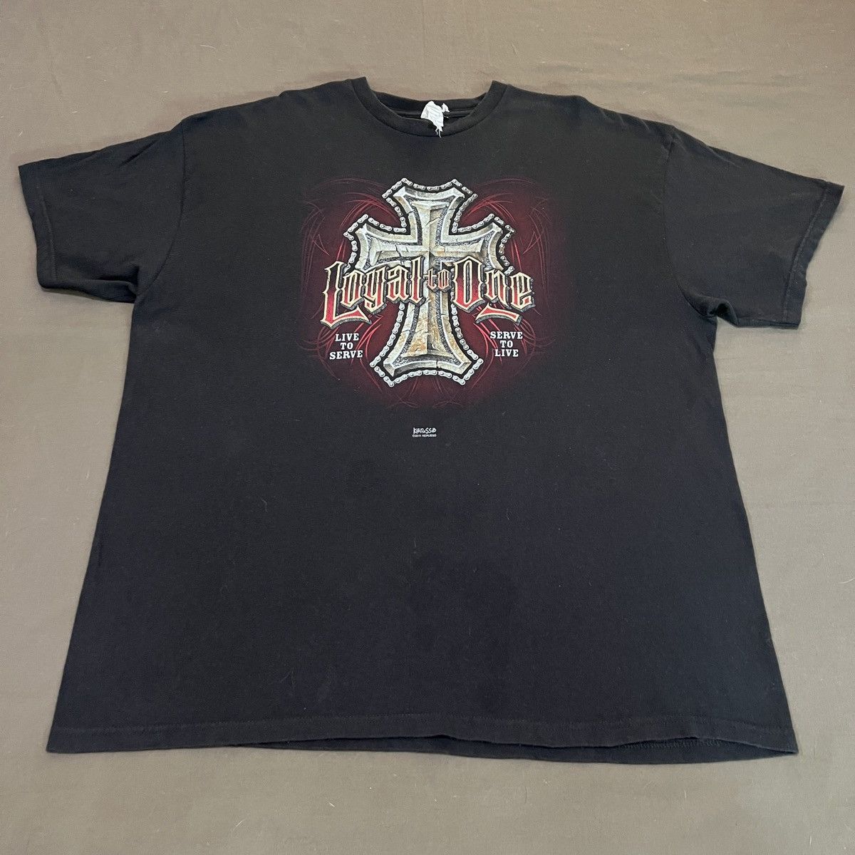 Vintage Vintage Y2K Loyal to one Jesus God Bible Holy Tee 2XL Size US XXL / EU 58 / 5 - 2 Thumbnail