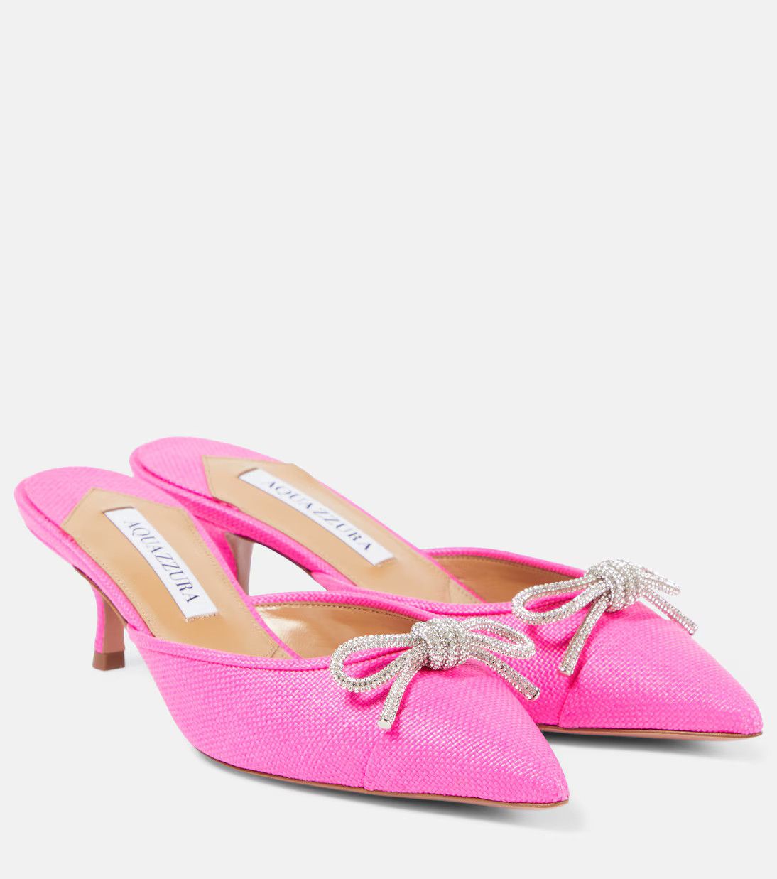 Aquazzura o1y0625 Mules in Fuchsia Size US 6 / IT 36 - 1 Thumbnail