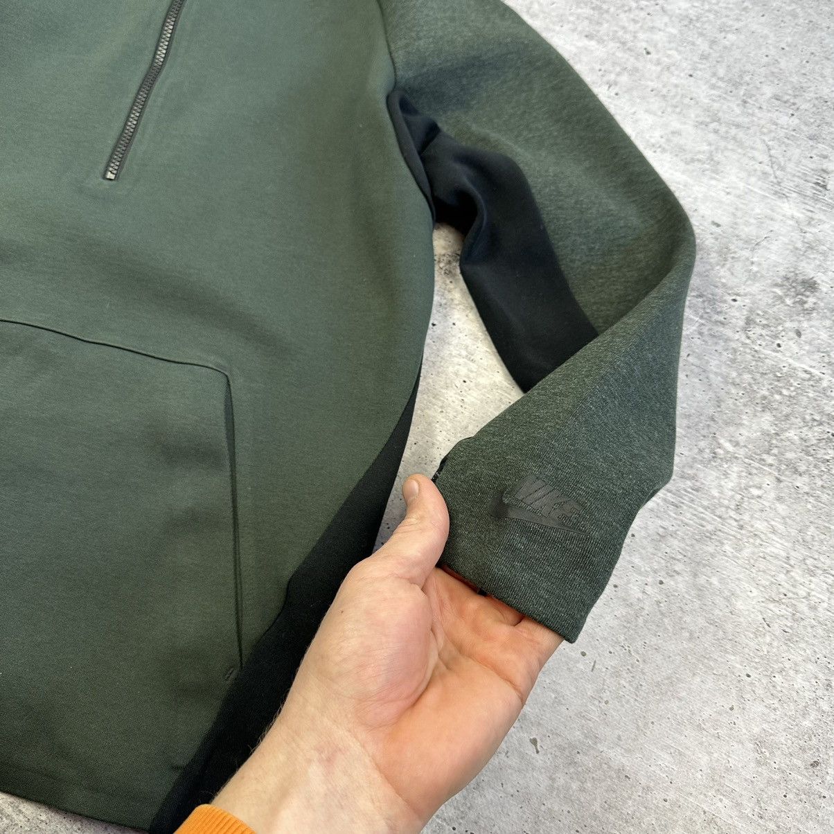 Japanese Brand × Nike Nike Tech Fleece Green Air Max Track Top Hoody Hoodie Size S Size US S / EU 44-46 / 1 - 4 Thumbnail