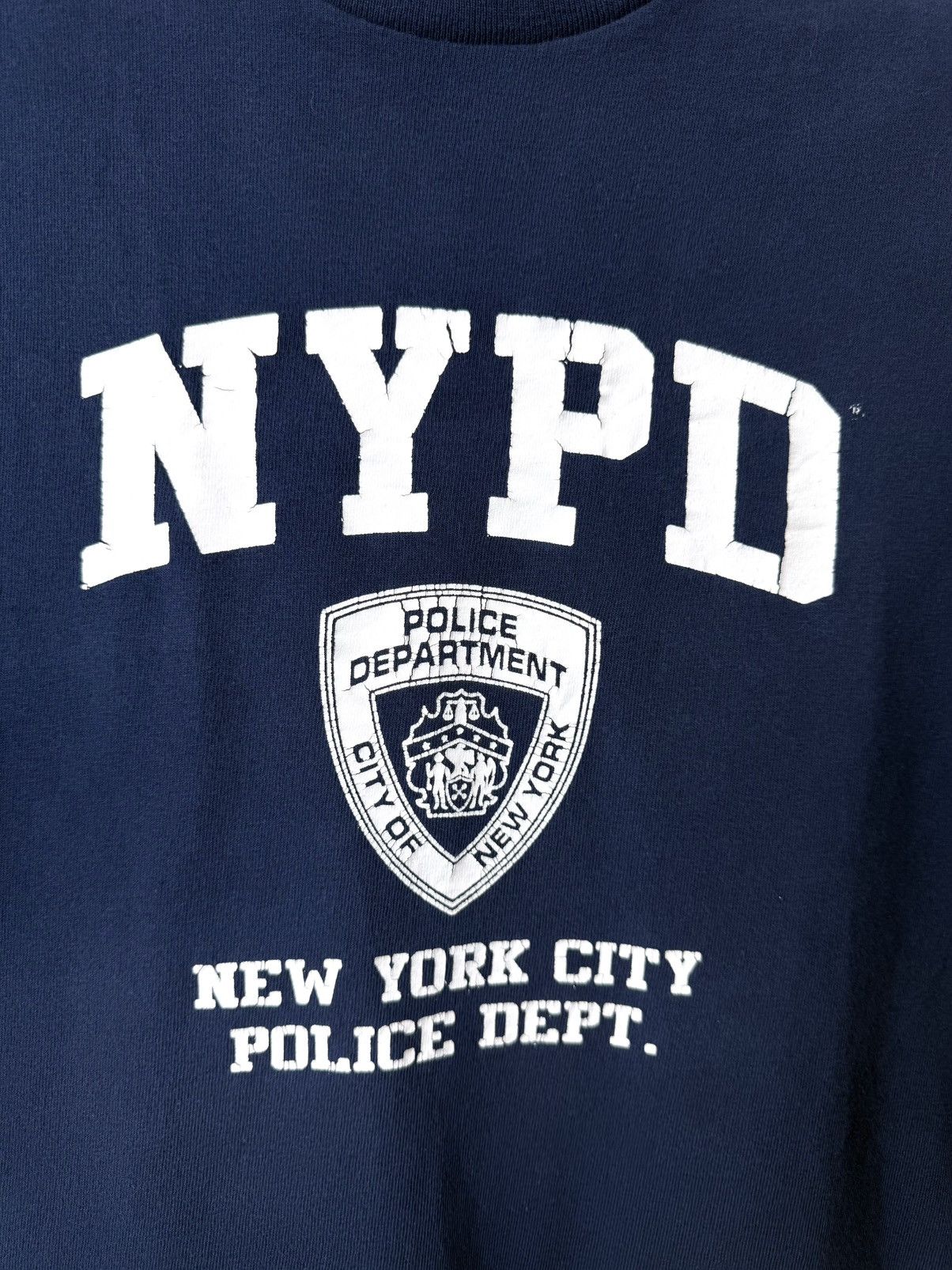 Vintage Vintage NYPD New York Police Department T Shirt Size US S / EU 44-46 / 1 - 2 Thumbnail
