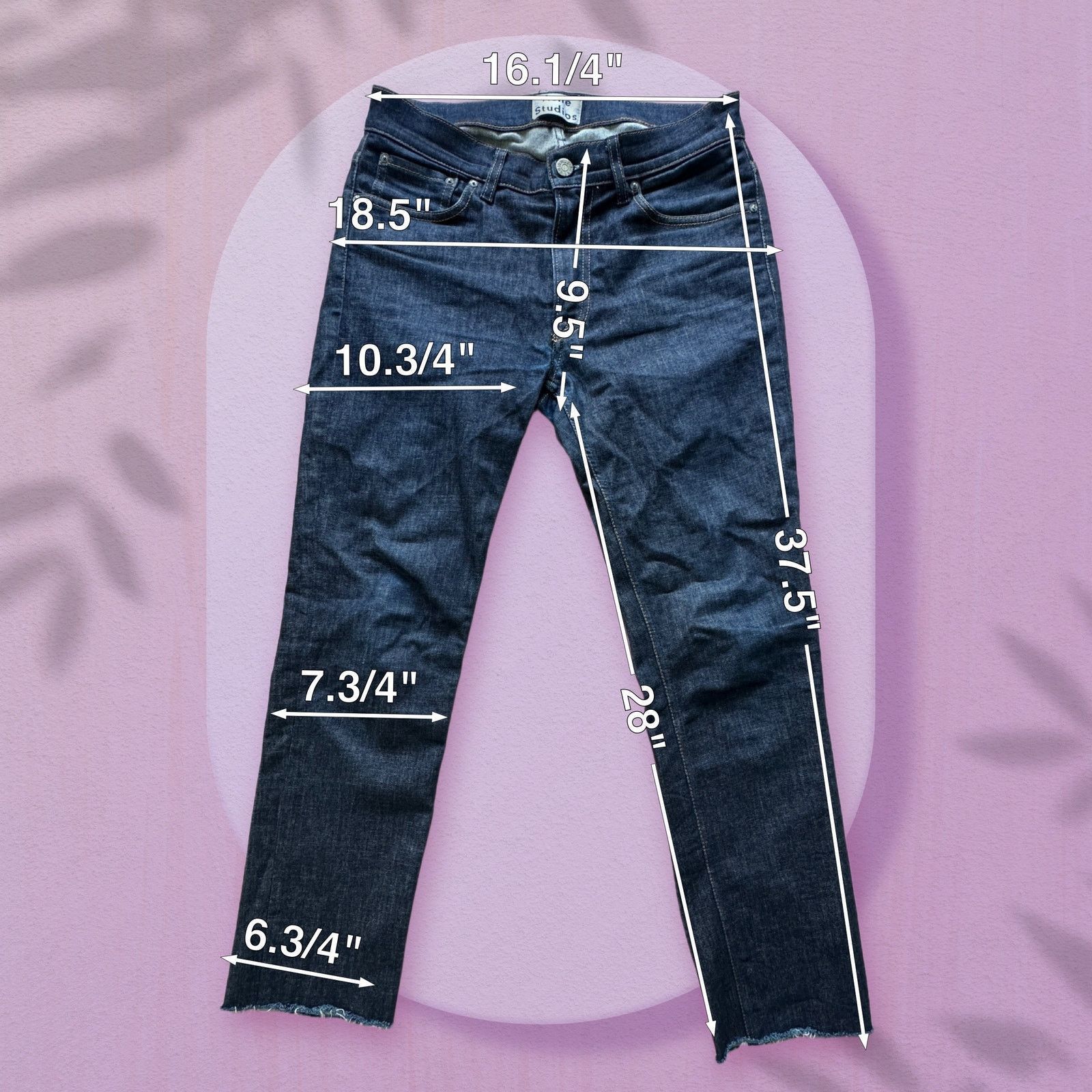 Acne Studios Acne Studios Ace Raw Gothic Jeans Men 31x28 open leg cut off Size US 31 - 4 Thumbnail