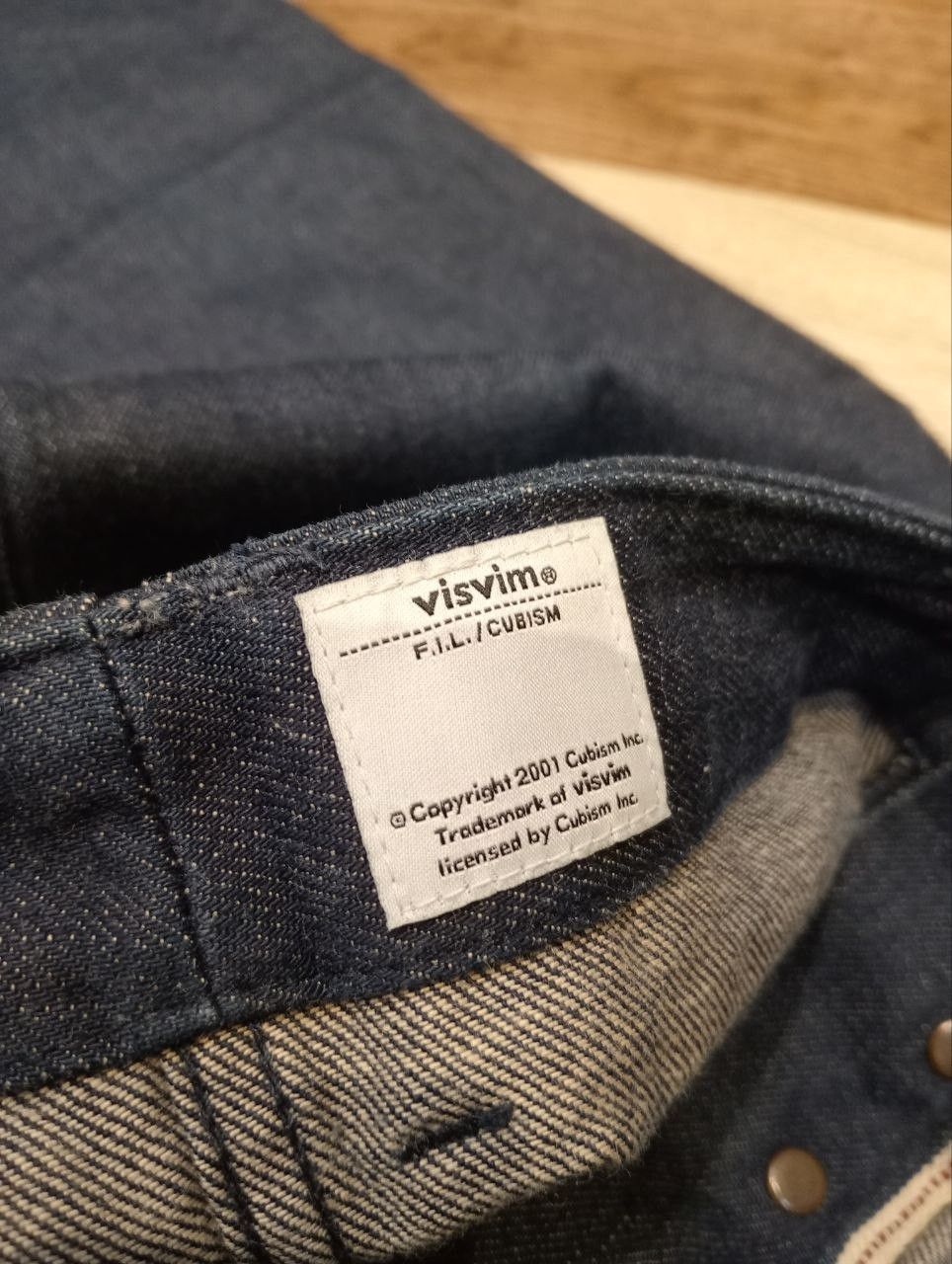 Visvim VISVIM CUBISM BLUE INDIGO SELVEDGE FLARED DENIM PANTS Size US 30 / EU 46 - 8 Thumbnail