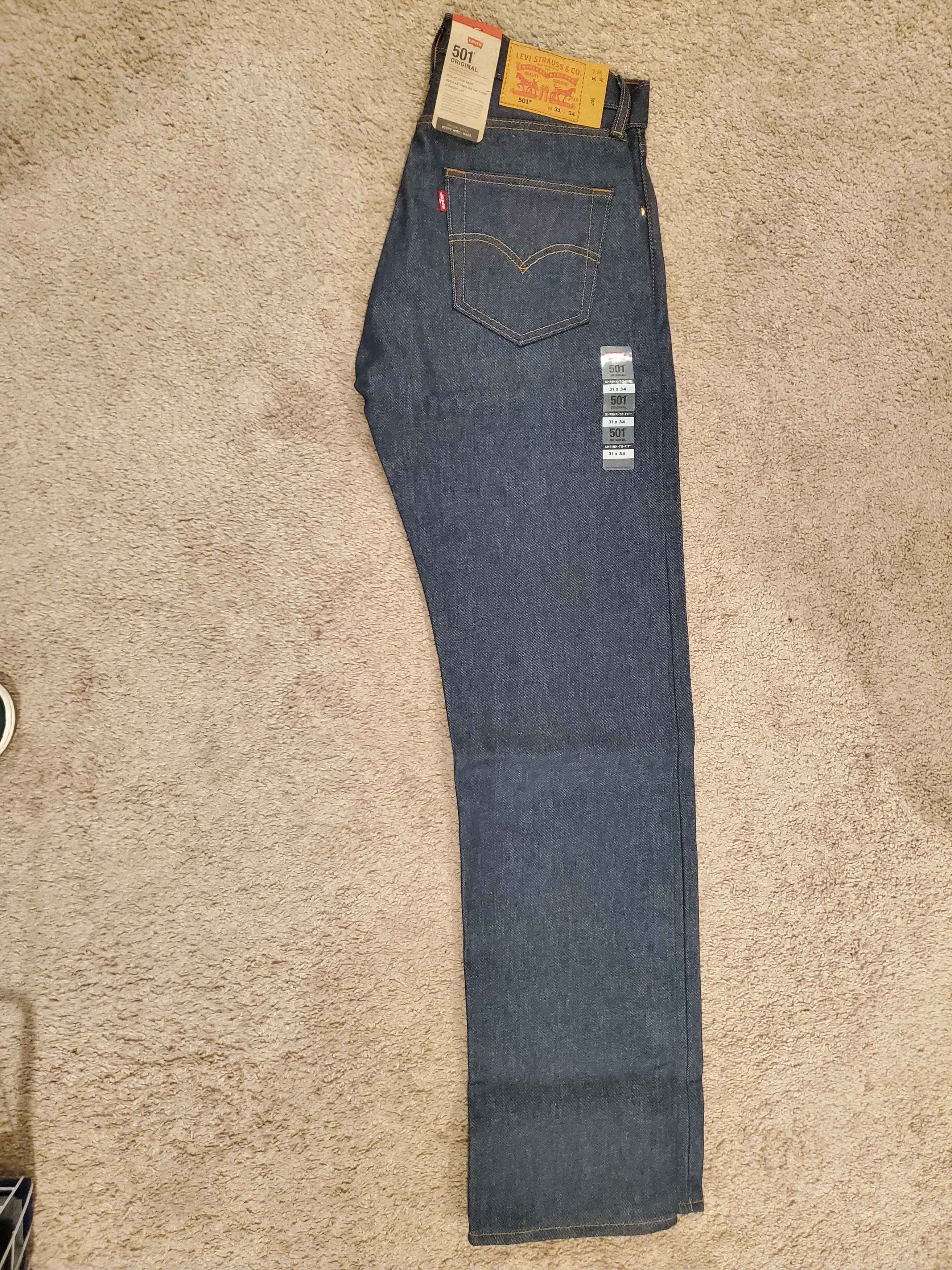 Levi's (New) Levi's Shrink To Fit Jeans Size US 31 - 4 Thumbnail