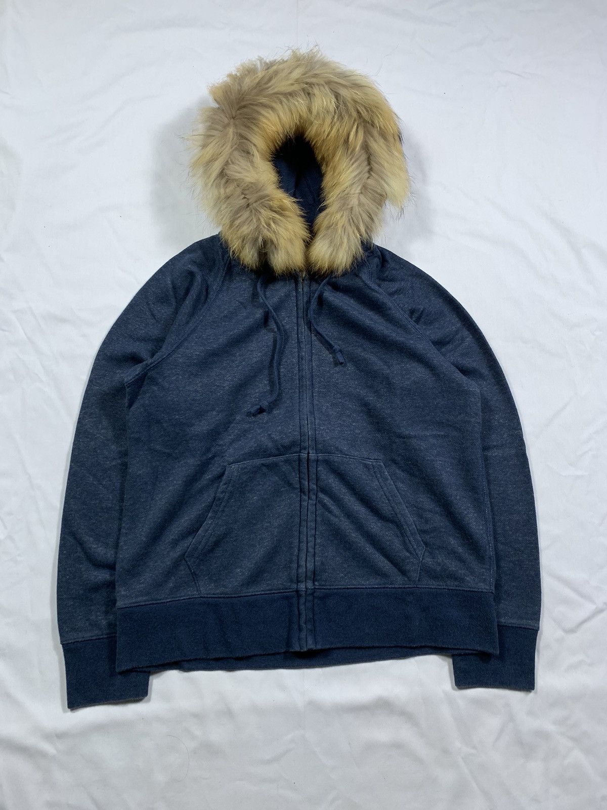 If Six Was Nine × Japanese Brand × Le Grande Bleu (L.G.B.) Japane Zip Fur Hoodie Japanese Uniqlo Size US M / EU 48-50 / 2 - 1 Thumbnail
