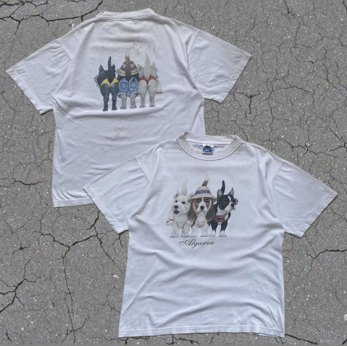 The Mountain RARE Vintage Bob Harrison 90's Graphic Dog T Shirt tee Size US L / EU 52-54 / 3 - 1 Thumbnail