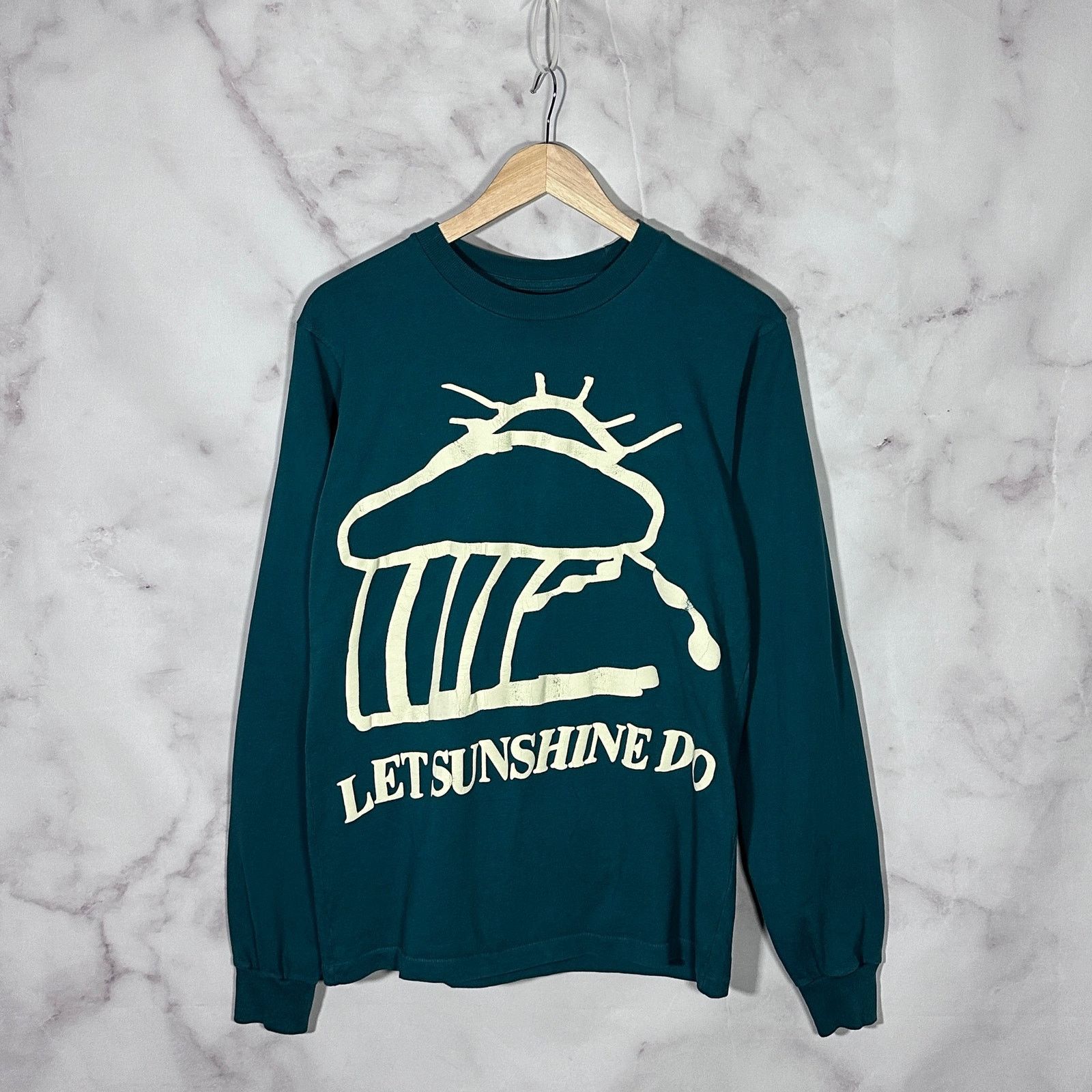 Cactus Plant Flea Market Teal ‘Let Sunshine Do’ Longsleeve Size US S / EU 44-46 / 1 - 1 Thumbnail