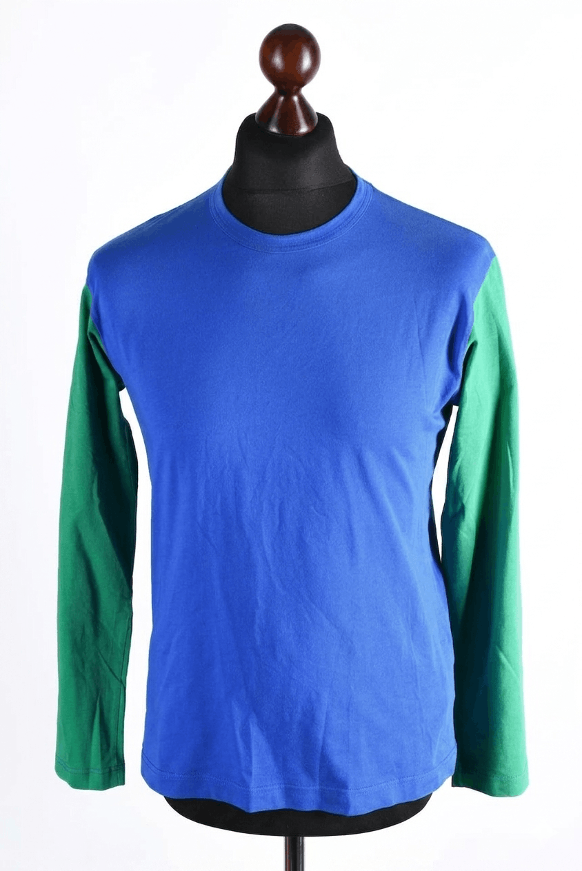 Comme des Garcons Comme des Garcons SHIRT Long Sleeve T-Shirt Blue Size M Size US M / EU 48-50 / 2 - 1 Thumbnail