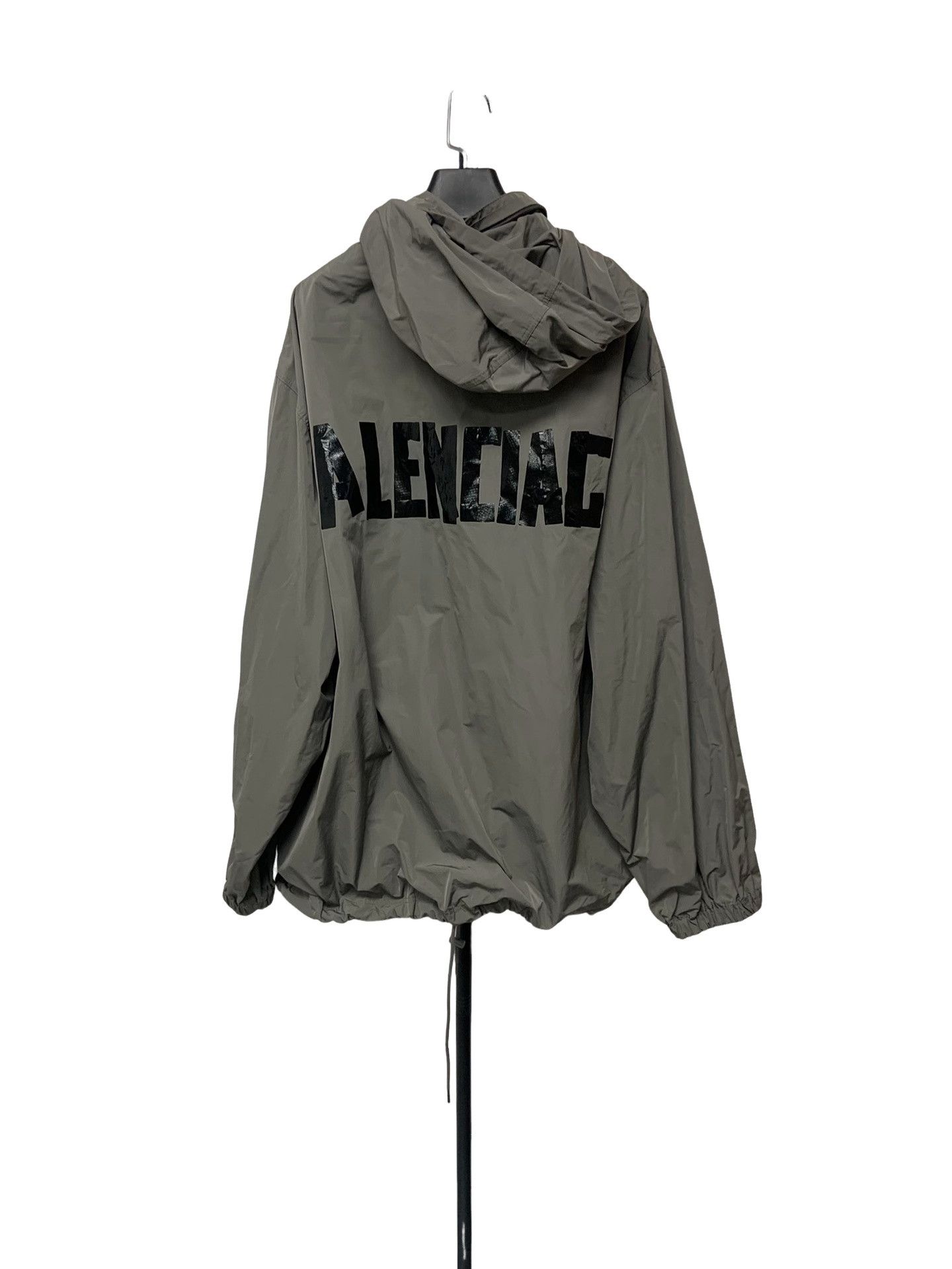 Balenciaga Balenciaga Tape Type Logo Hooded Jacket Size S Size US S / EU 44-46 / 1 - 1 Thumbnail