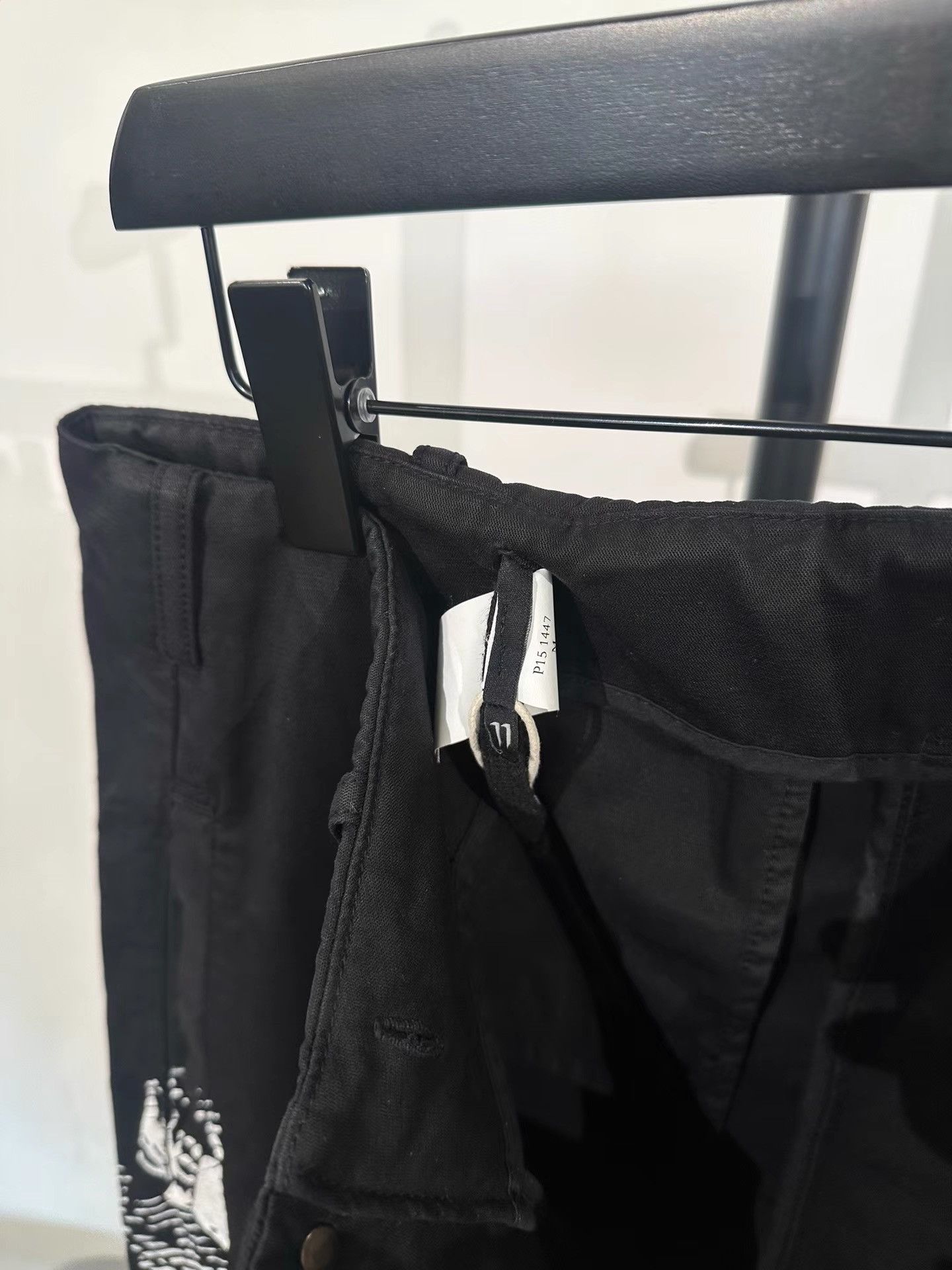 11 By Boris Bidjan Saberi Boris Bidjan Saberi 11by bbs P15 Printed Wide-Leg Pants K35 Size US 33 - 8 Thumbnail