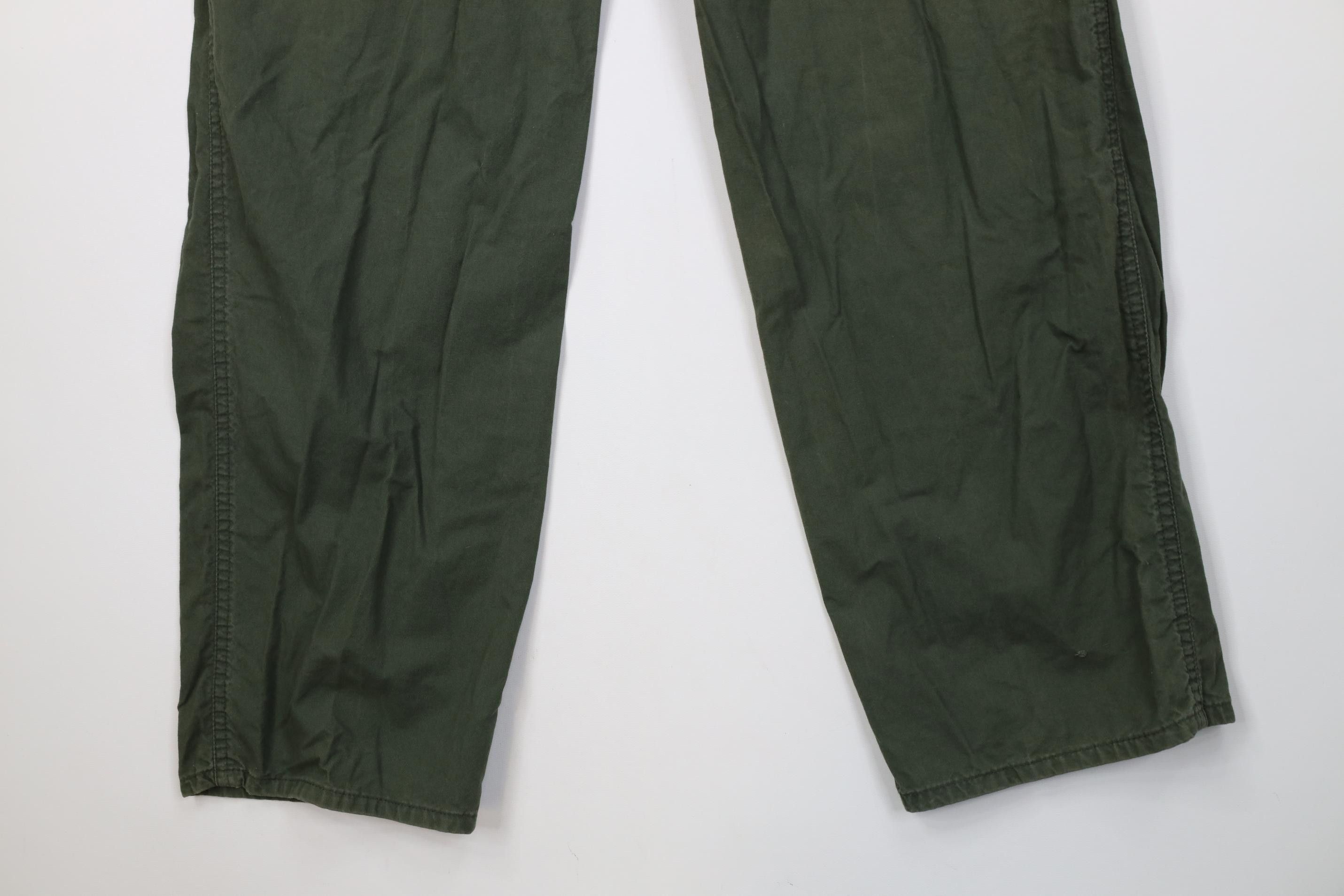 Vintage Vintage 90s Streetwear Pleated Wide Leg Chino Pants Green Size US 36 / EU 52 - 13 Thumbnail