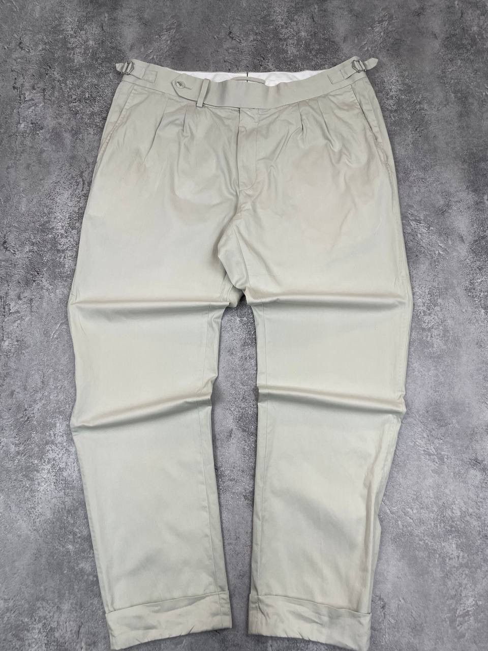 Suitsupply Suitsupply Men Linen Cotton Trousers Beige Classic Size 38 Size US 38 / EU 54 - 1 Thumbnail