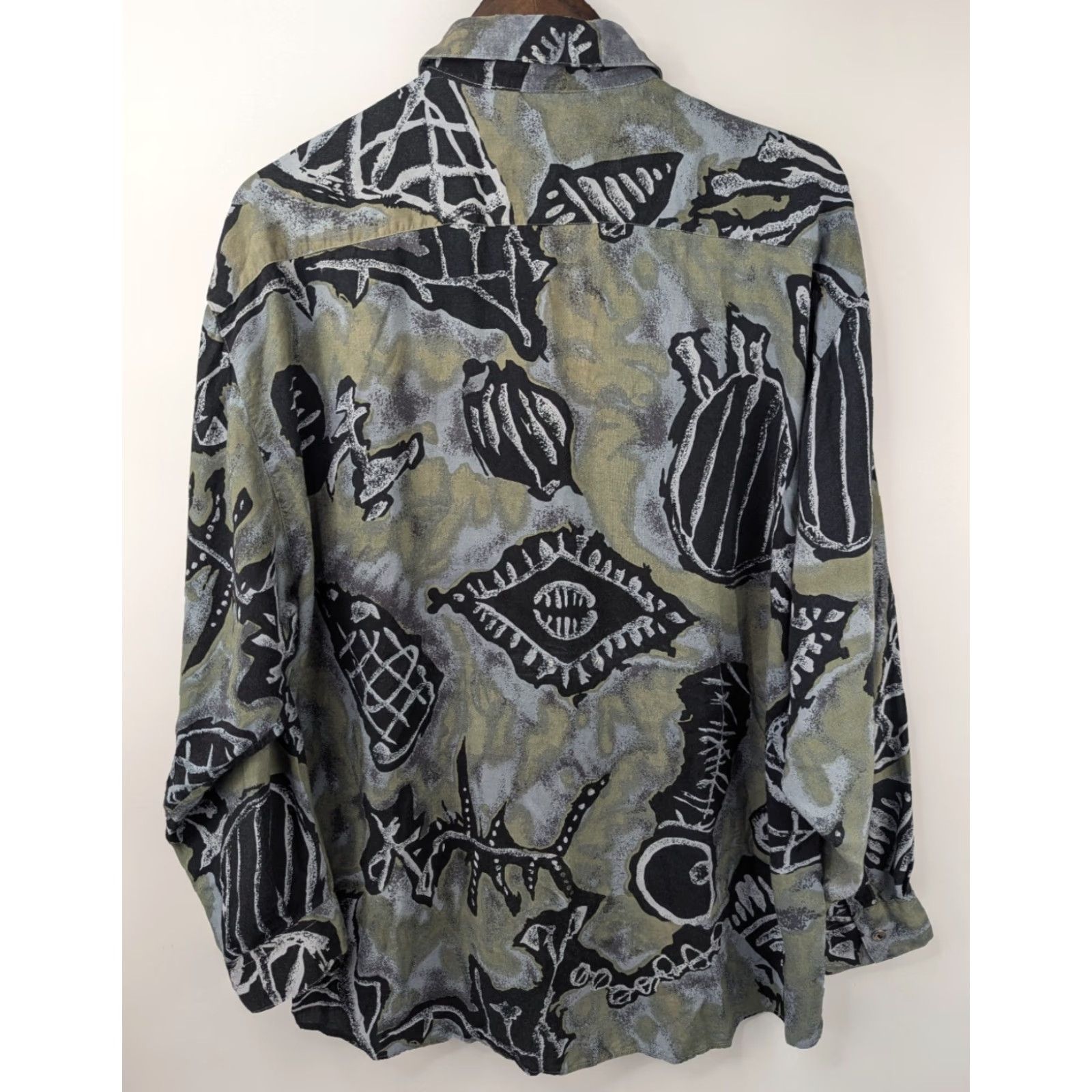 NEXT Next Originals Button Shirt Mens Abstract Long Sleeve Artsy hipster vintage no Size US L / EU 52-54 / 3 - 4 Thumbnail