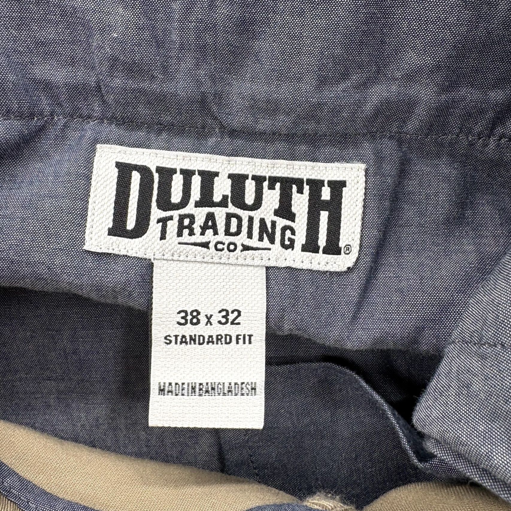 Duluth Trading Company Duluth Flex Ballroom Khaki 2.0 Standard Fit Pants Mens 38x32 Beige Stretch Work Size US 38 / EU 54 - 4 Thumbnail