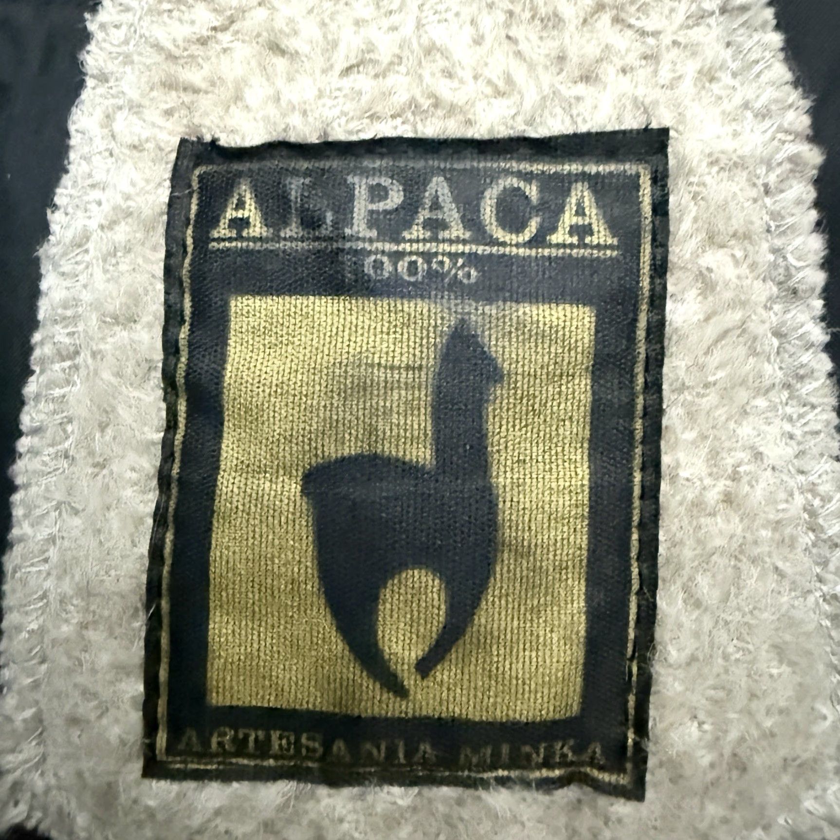 Vintage VINTAGE Artesania Minka Jacket Womens M Full Zip 100% Alpaca Beige Size M / US 6-8 / IT 42-44 - 4 Thumbnail